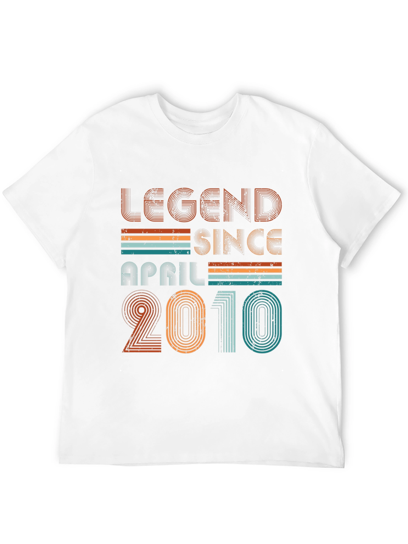 Legend Since April 2010 Black Graphic T-Shirt