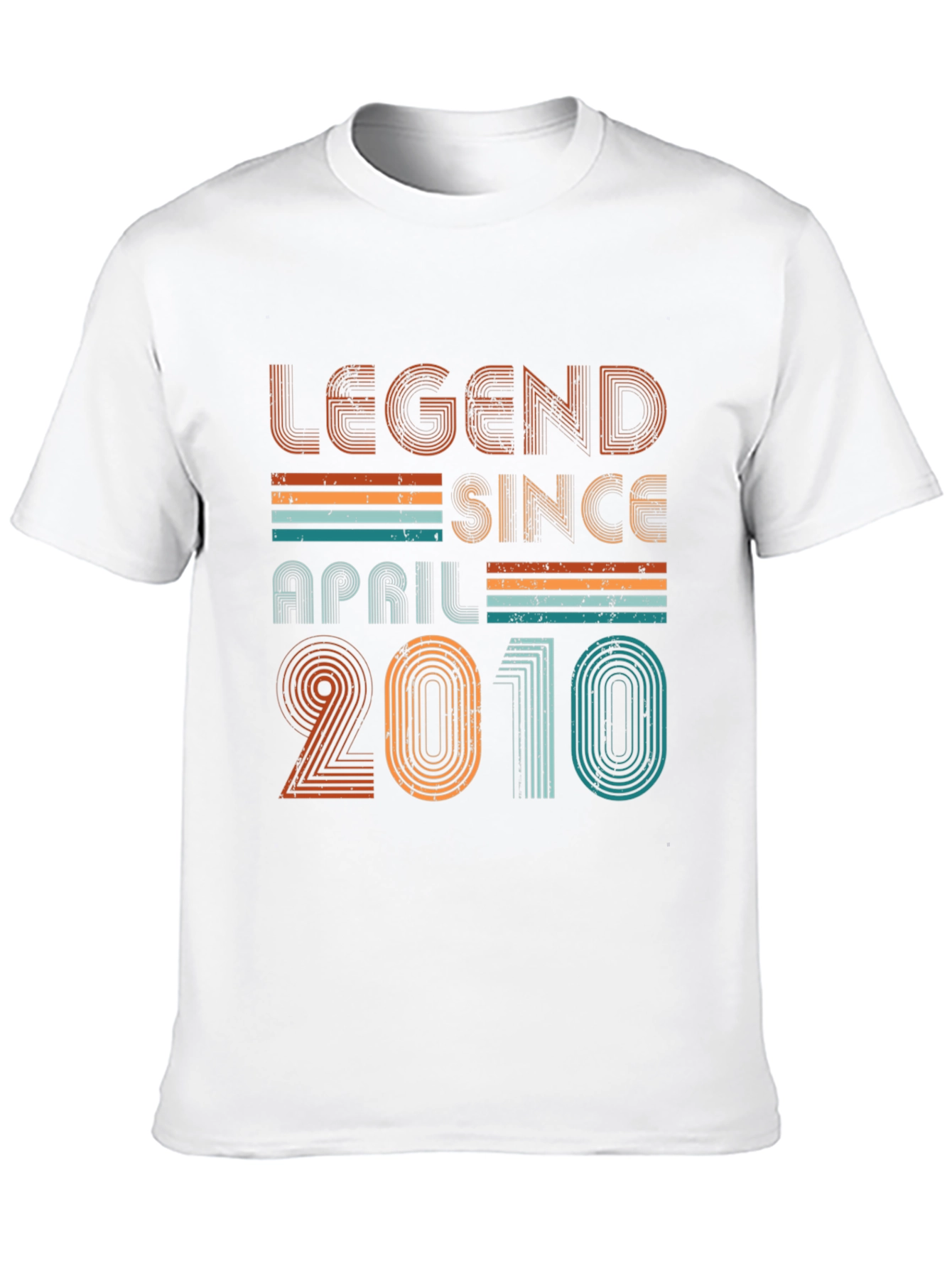 Legend Since April 2010 Black Graphic T-Shirt