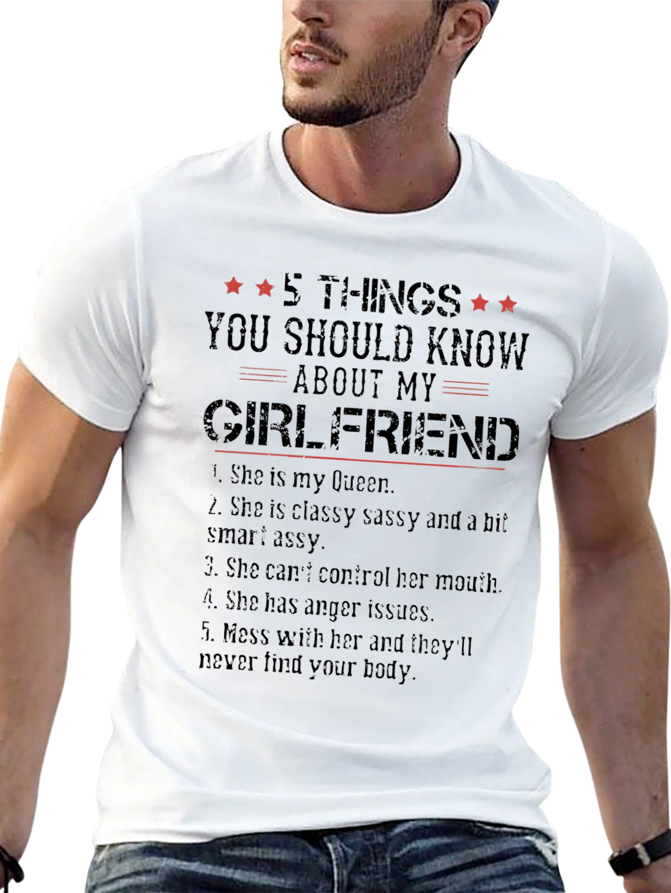 5 Things About My Girlfriend Graphic Tee