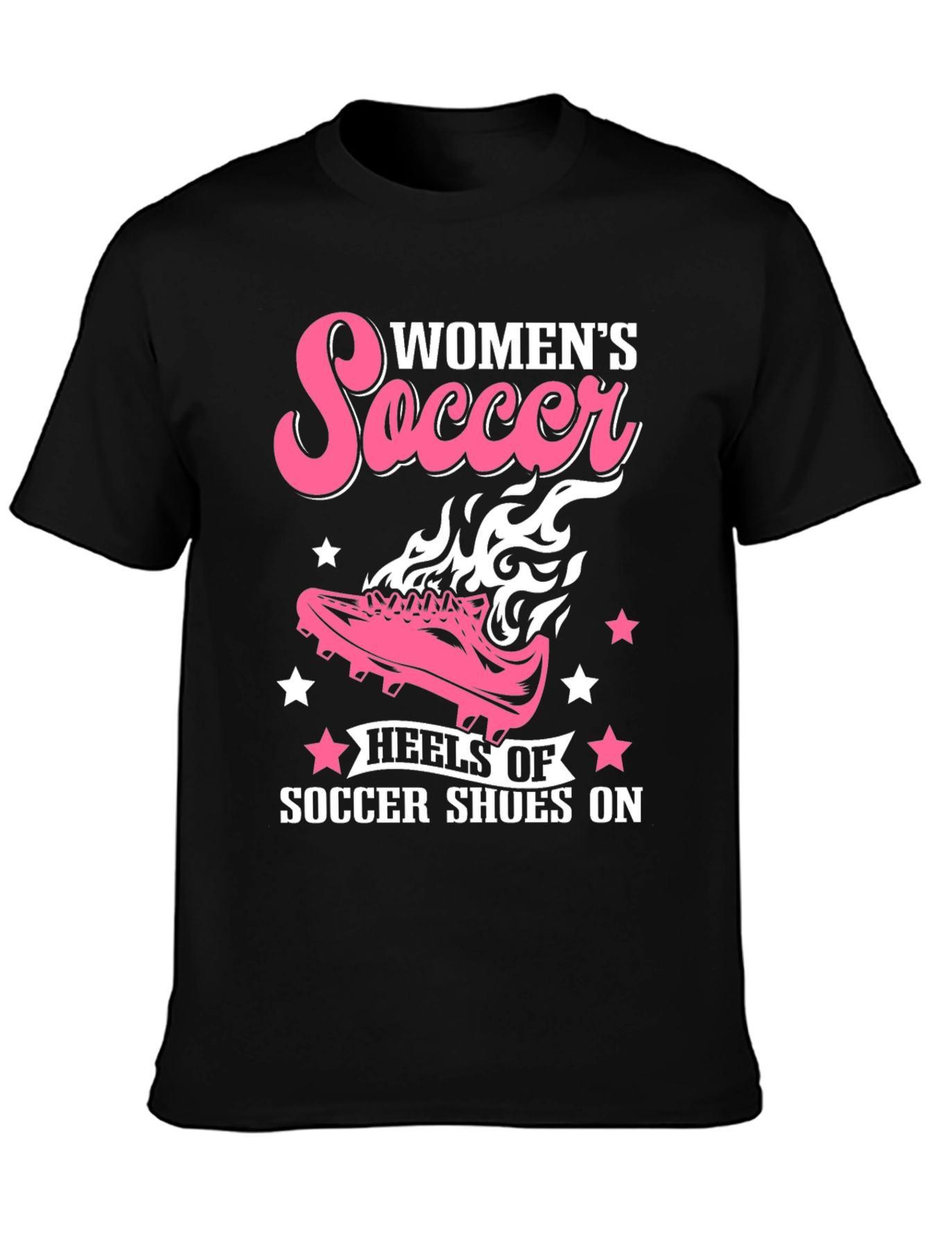 Womens Soccer Shoes Graphic Tee