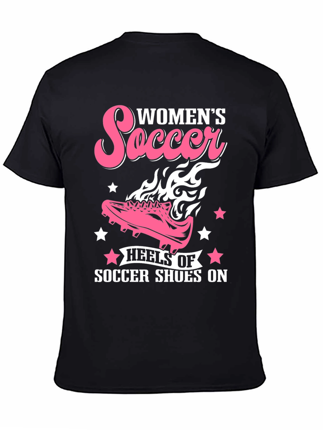 Womens Soccer Shoes Graphic Tee