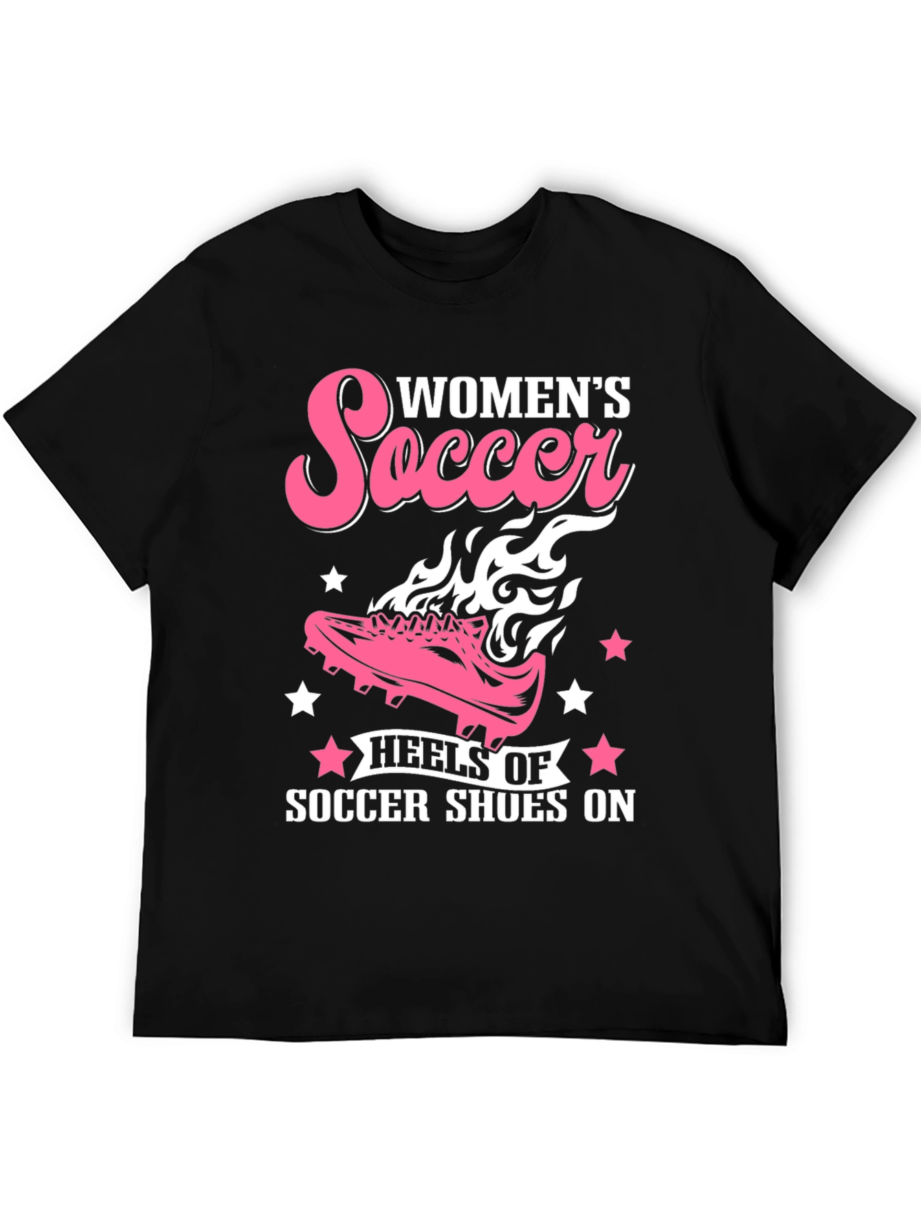 Womens Soccer Shoes Graphic Tee