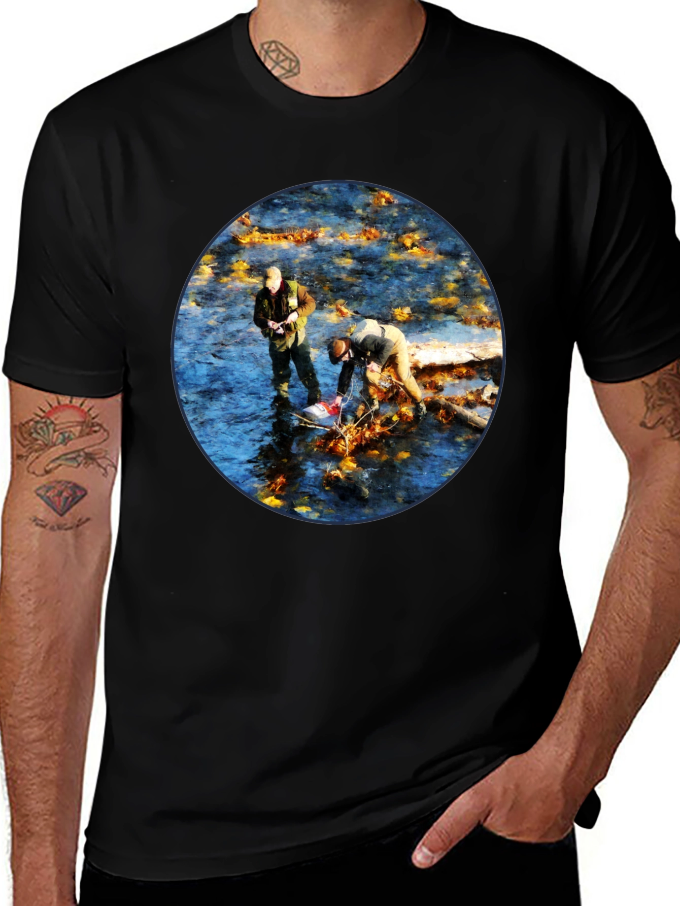 River Crew Neck T-Shirt