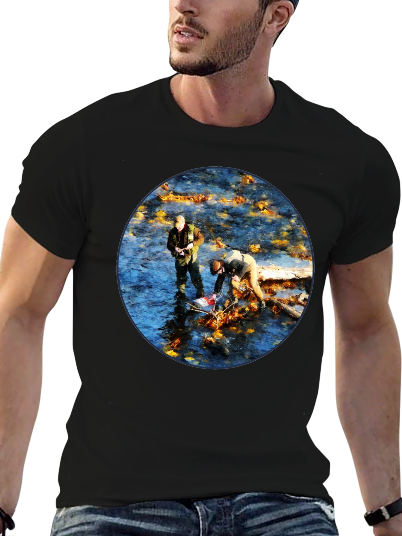 River Crew Neck T-Shirt