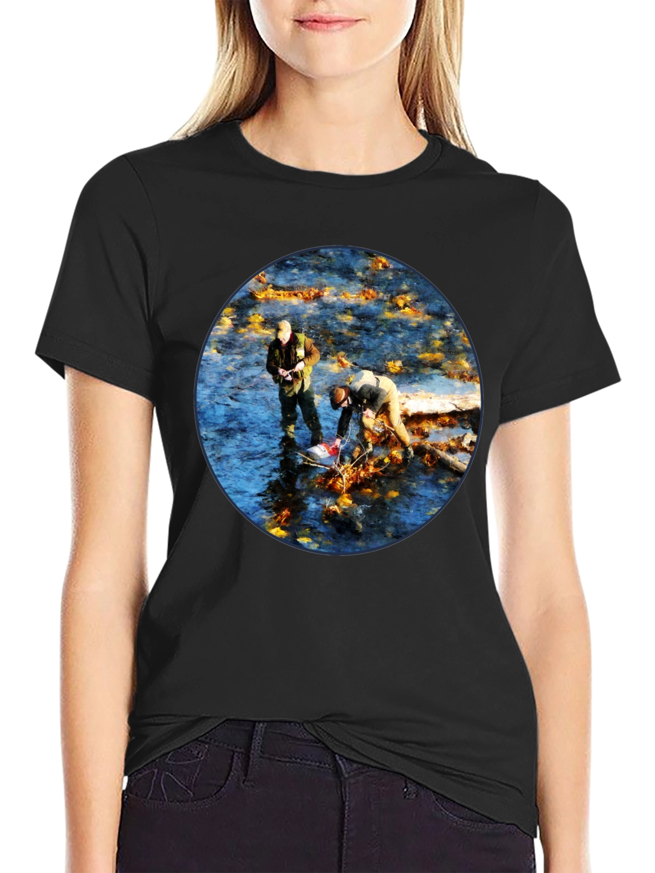 River Crew Neck T-Shirt