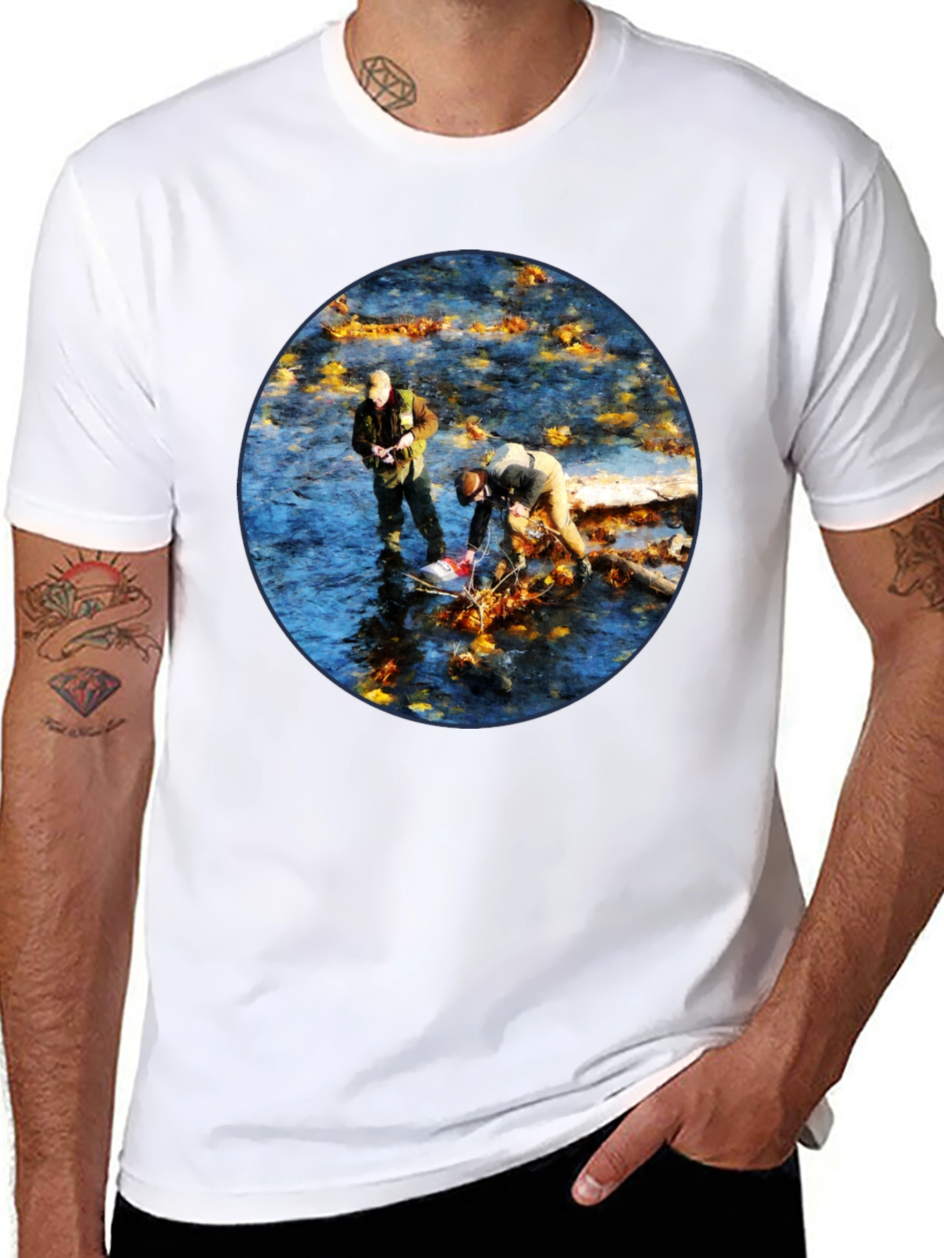 River Crew Neck T-Shirt
