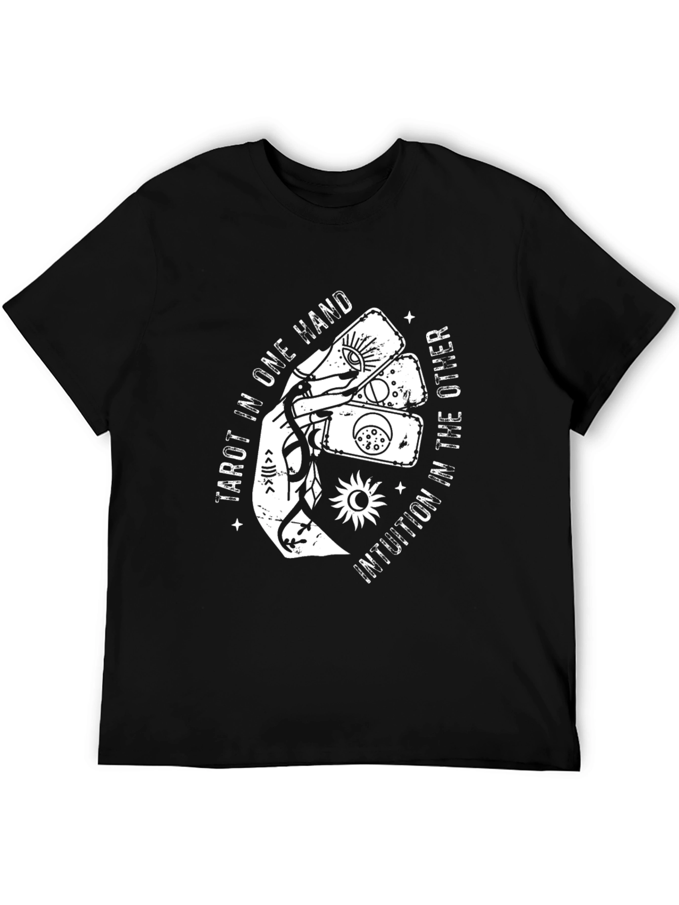 Tarot in One Hand Intuition T-Shirt