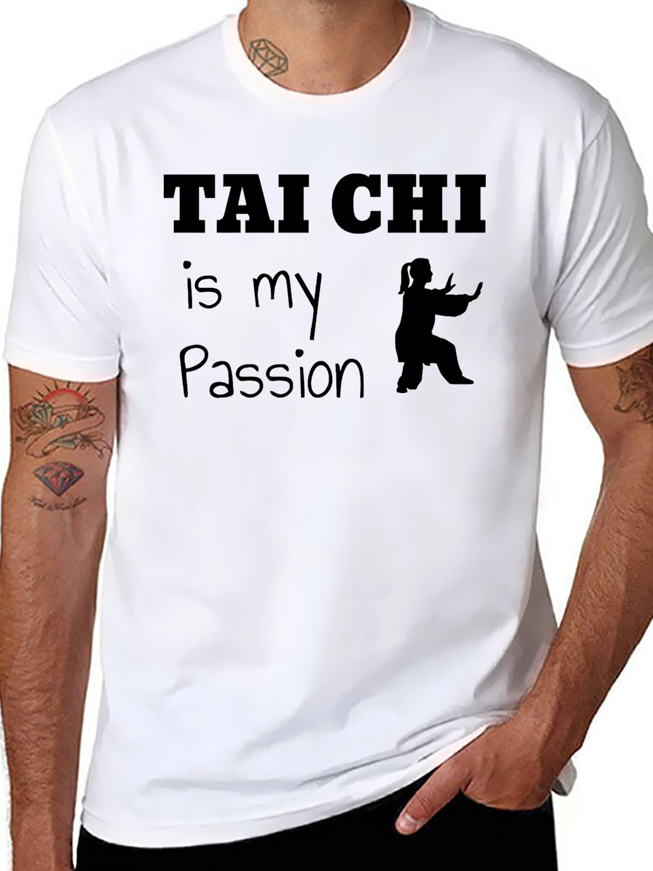Tai Chi is My Passion Black T-Shirt