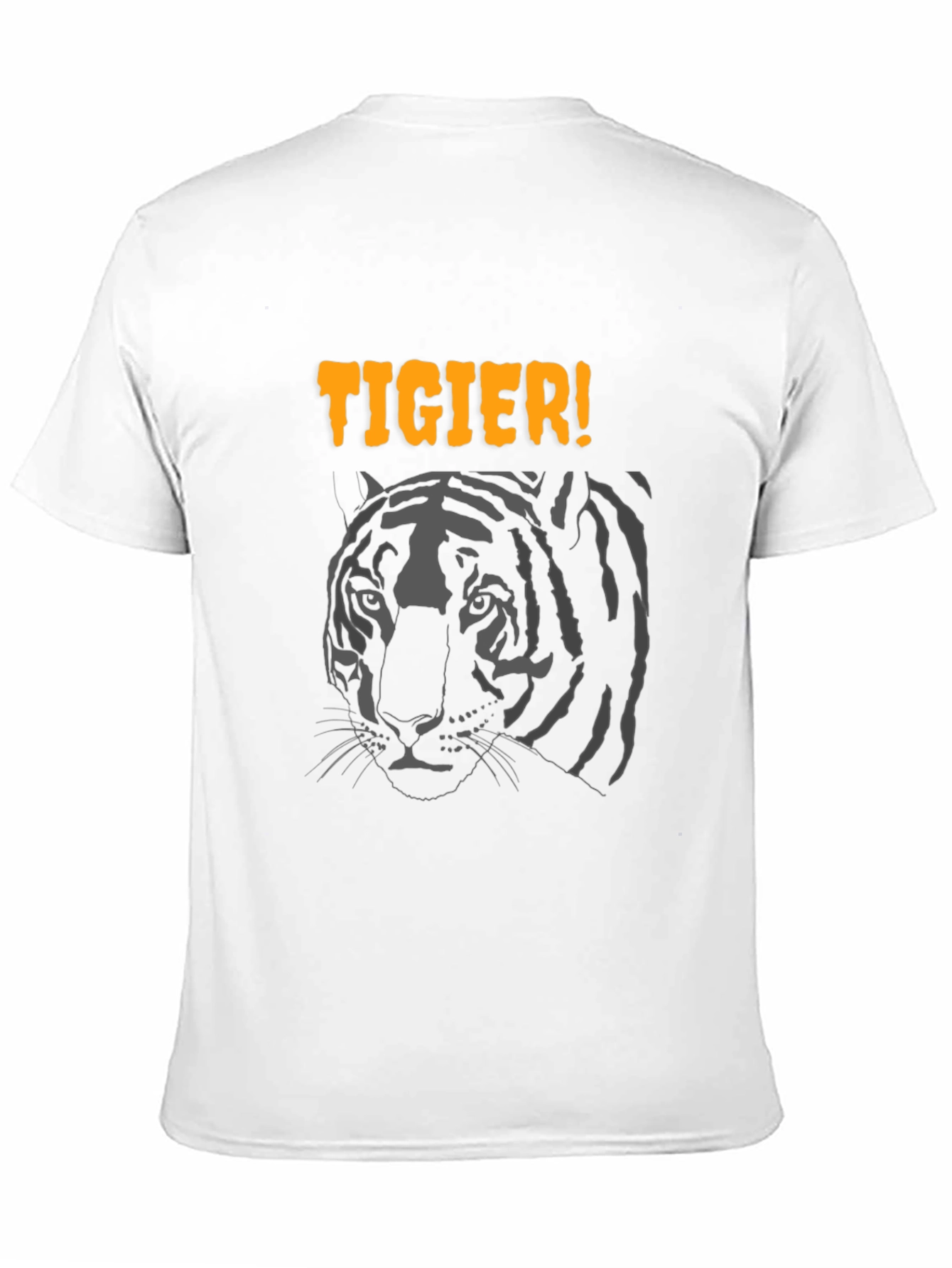 Cool Tigier Graphic Black T-Shirt