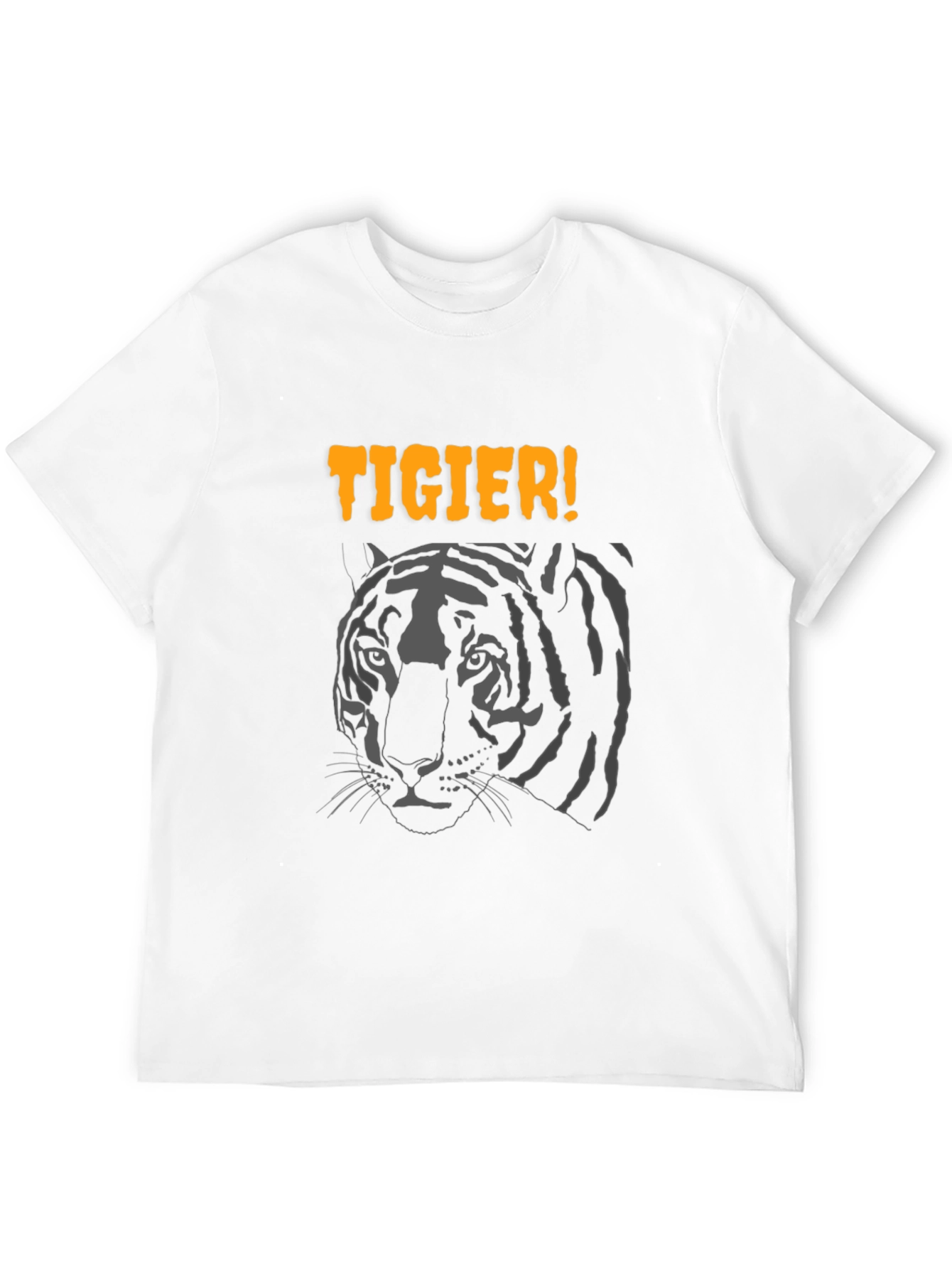 Cool Tigier Graphic Black T-Shirt
