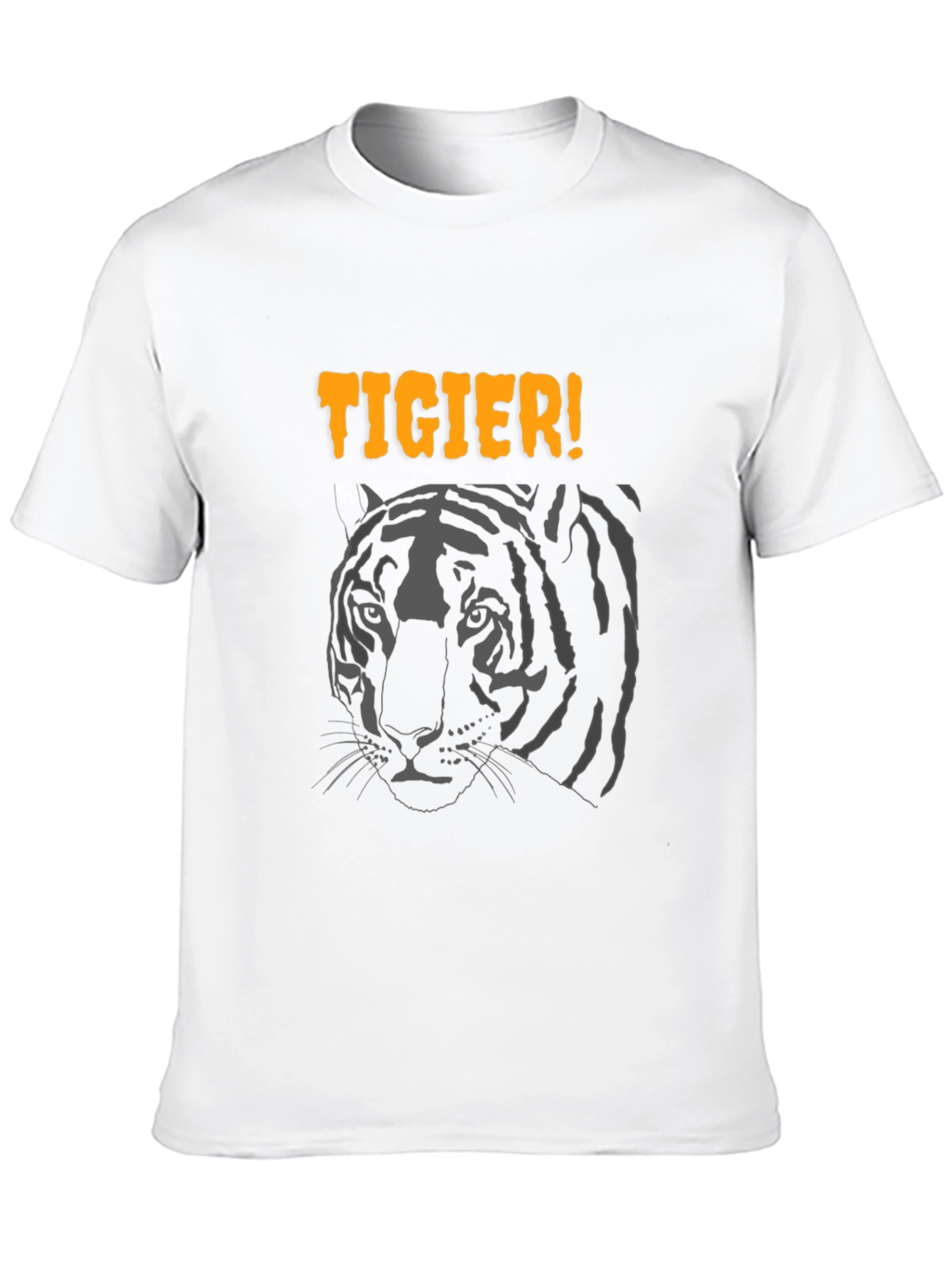 Cool Tigier Graphic Black T-Shirt