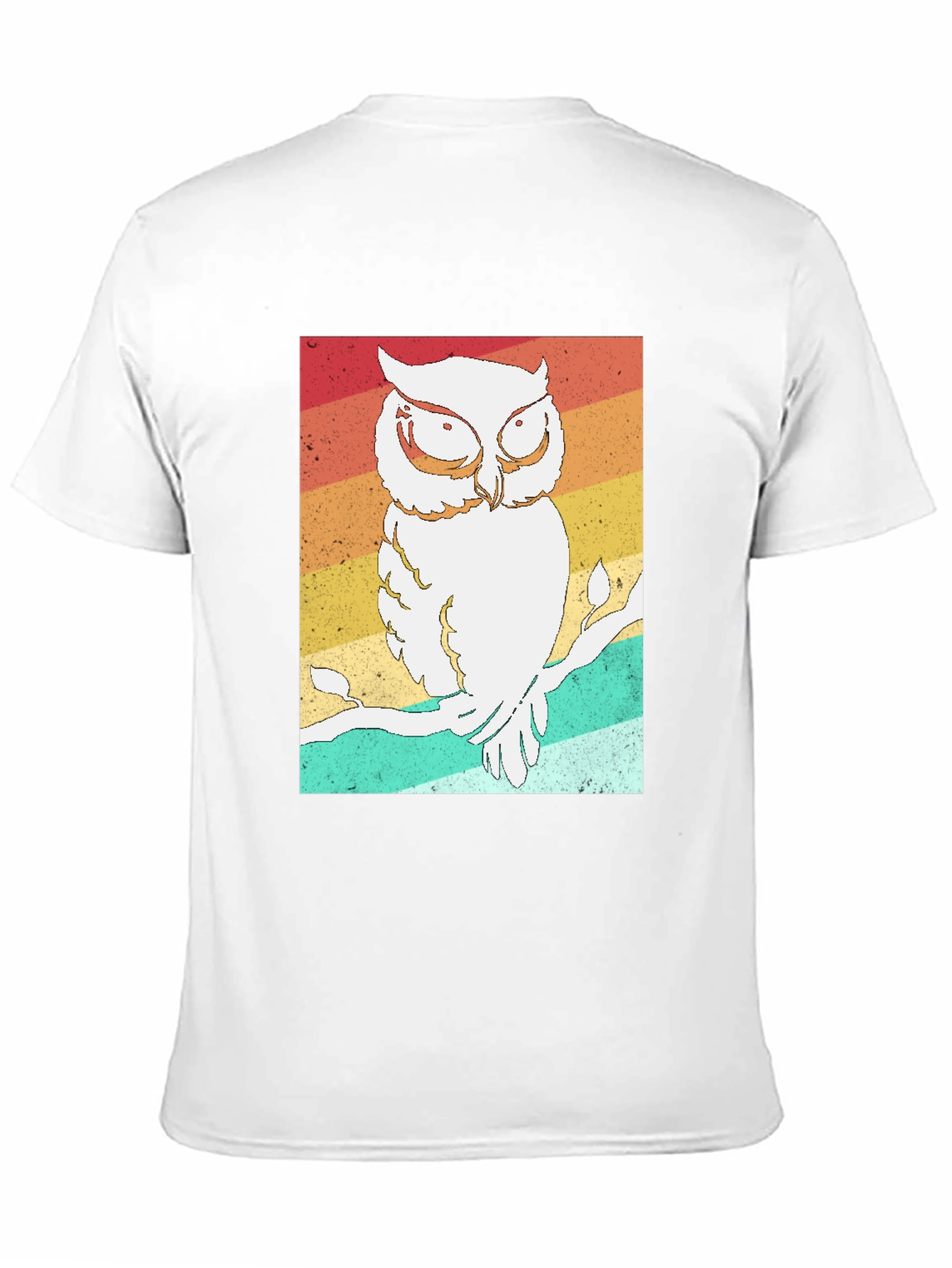 Retro Owl Graphic Tee - Stylish Bird Lovers T-Shirt