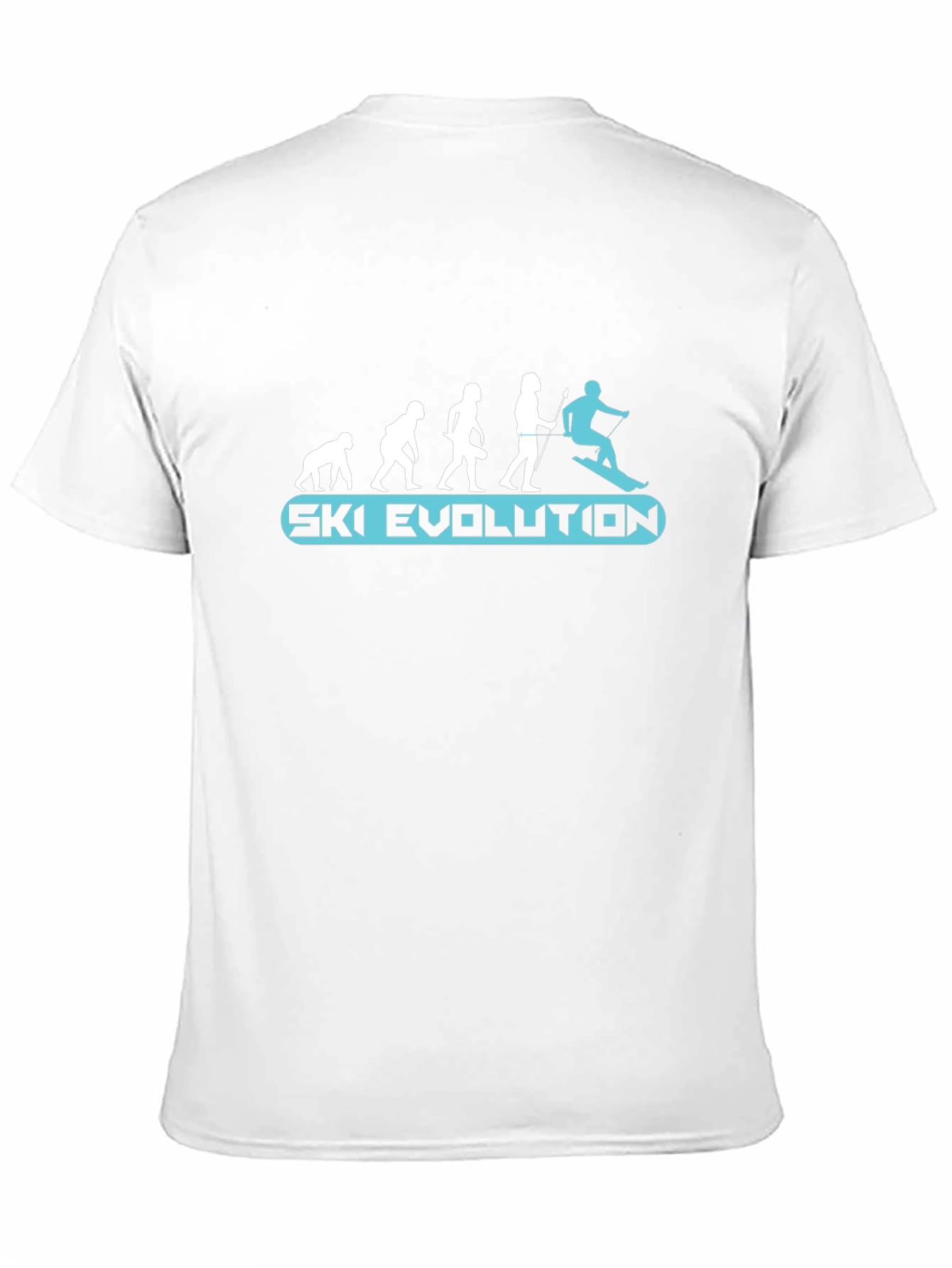 Ski Evolution T-Shirt: Funny Skiing Gift for Skiers