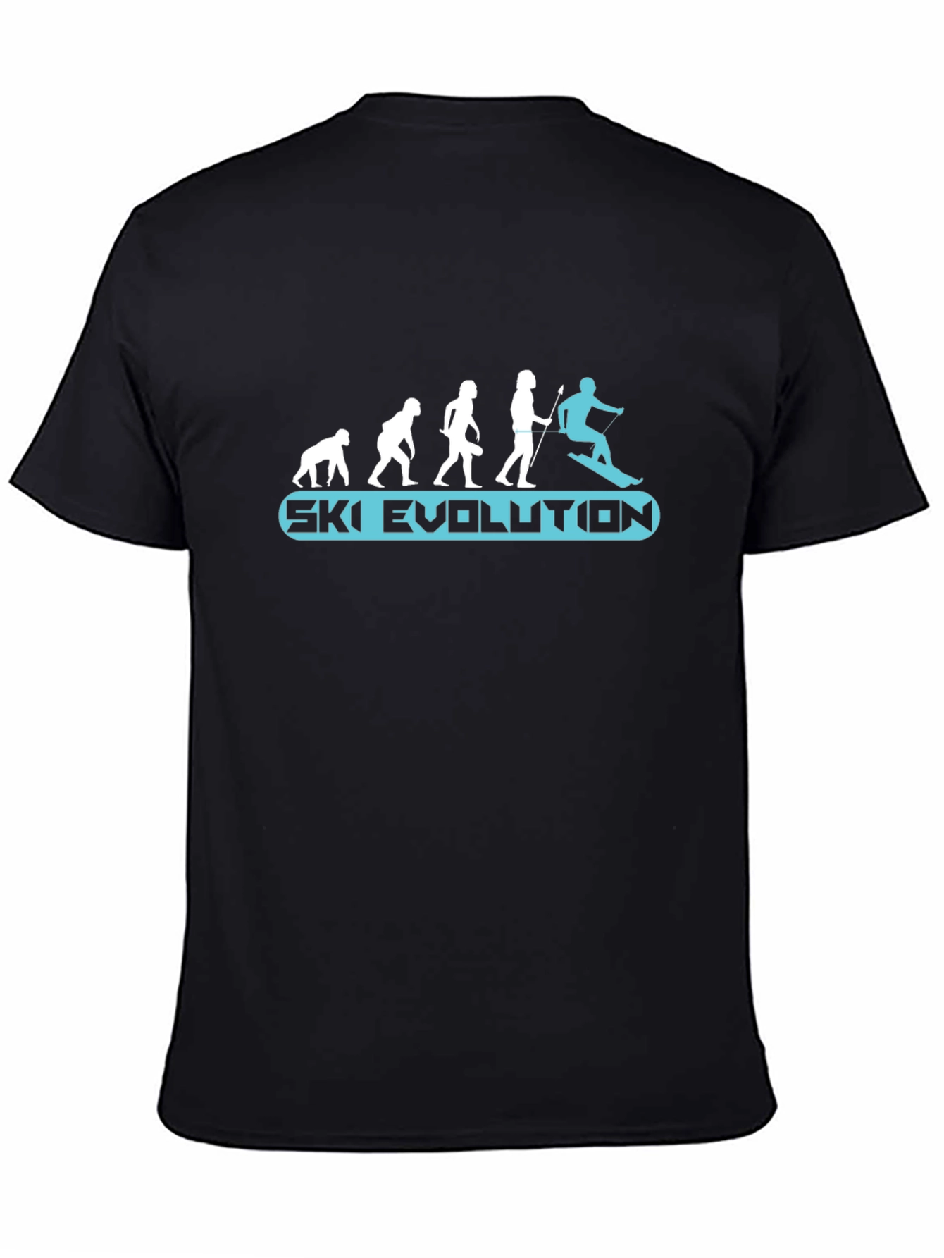 Ski Evolution T-Shirt: Funny Skiing Gift for Skiers