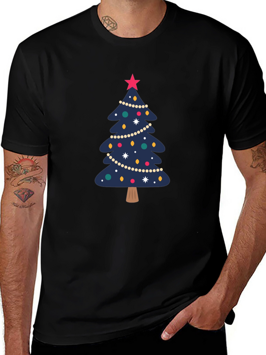 Festive Christmas Tree Graphic Tee