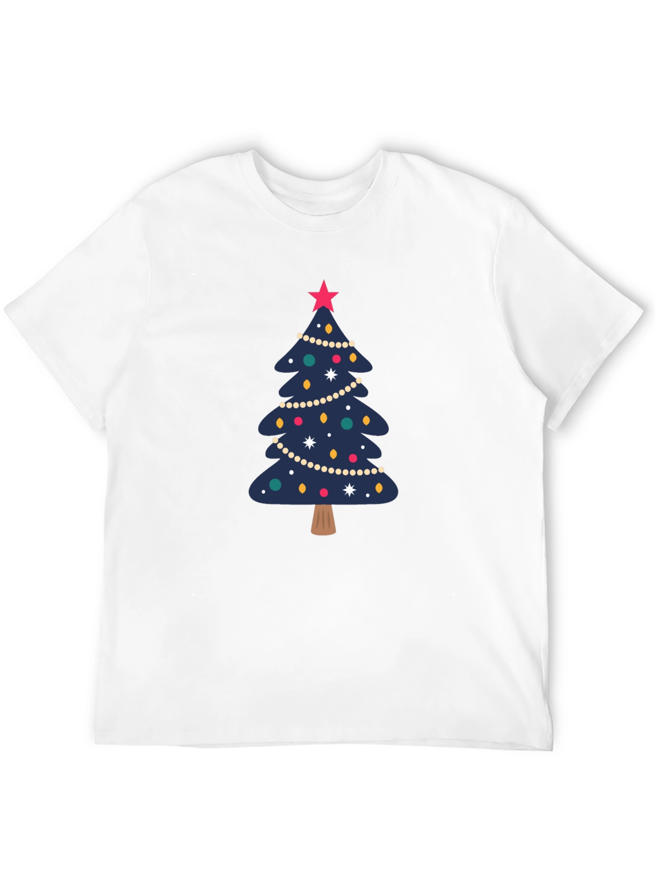 Festive Christmas Tree Graphic Tee