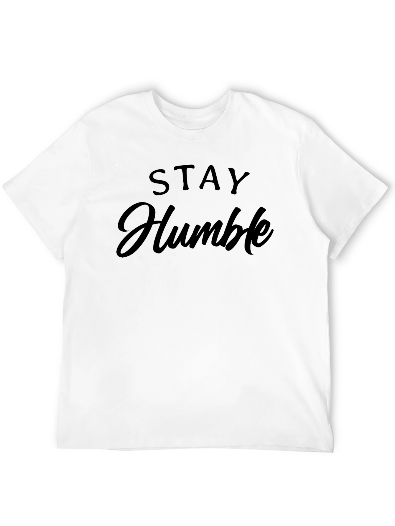 Stay Humble Graphic Tee - Mens Black T-Shirt