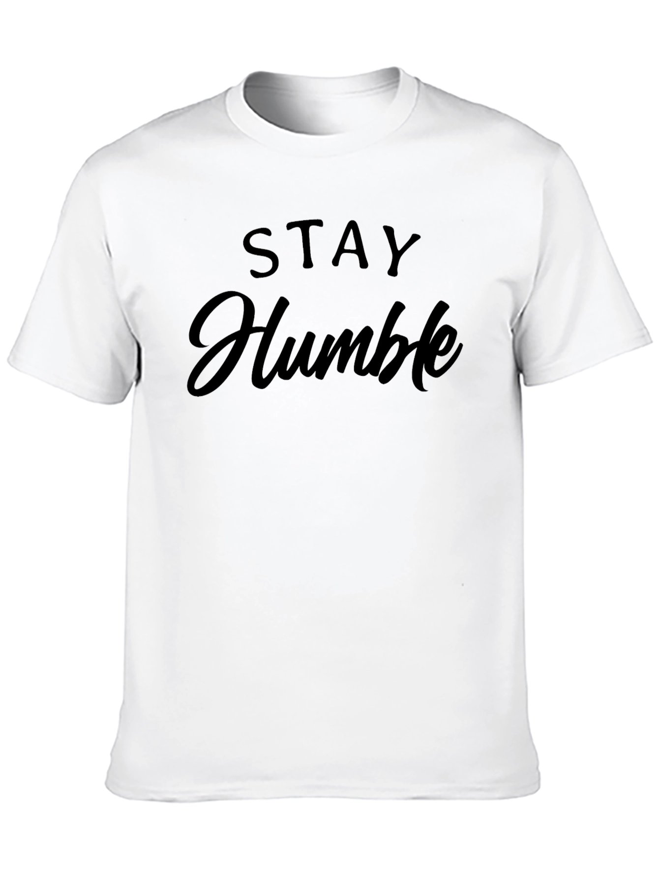 Stay Humble Graphic Tee - Mens Black T-Shirt