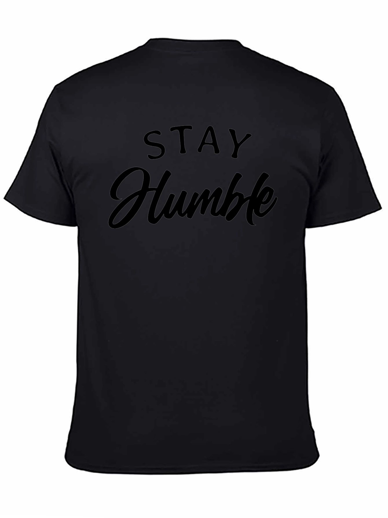 Stay Humble Graphic Tee - Mens Black T-Shirt
