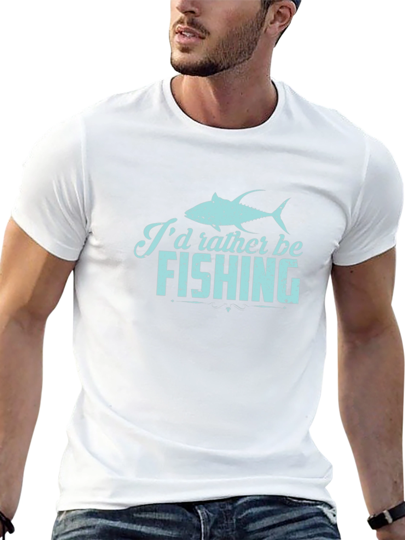 Id Rather Be Fishing Graphic Tee