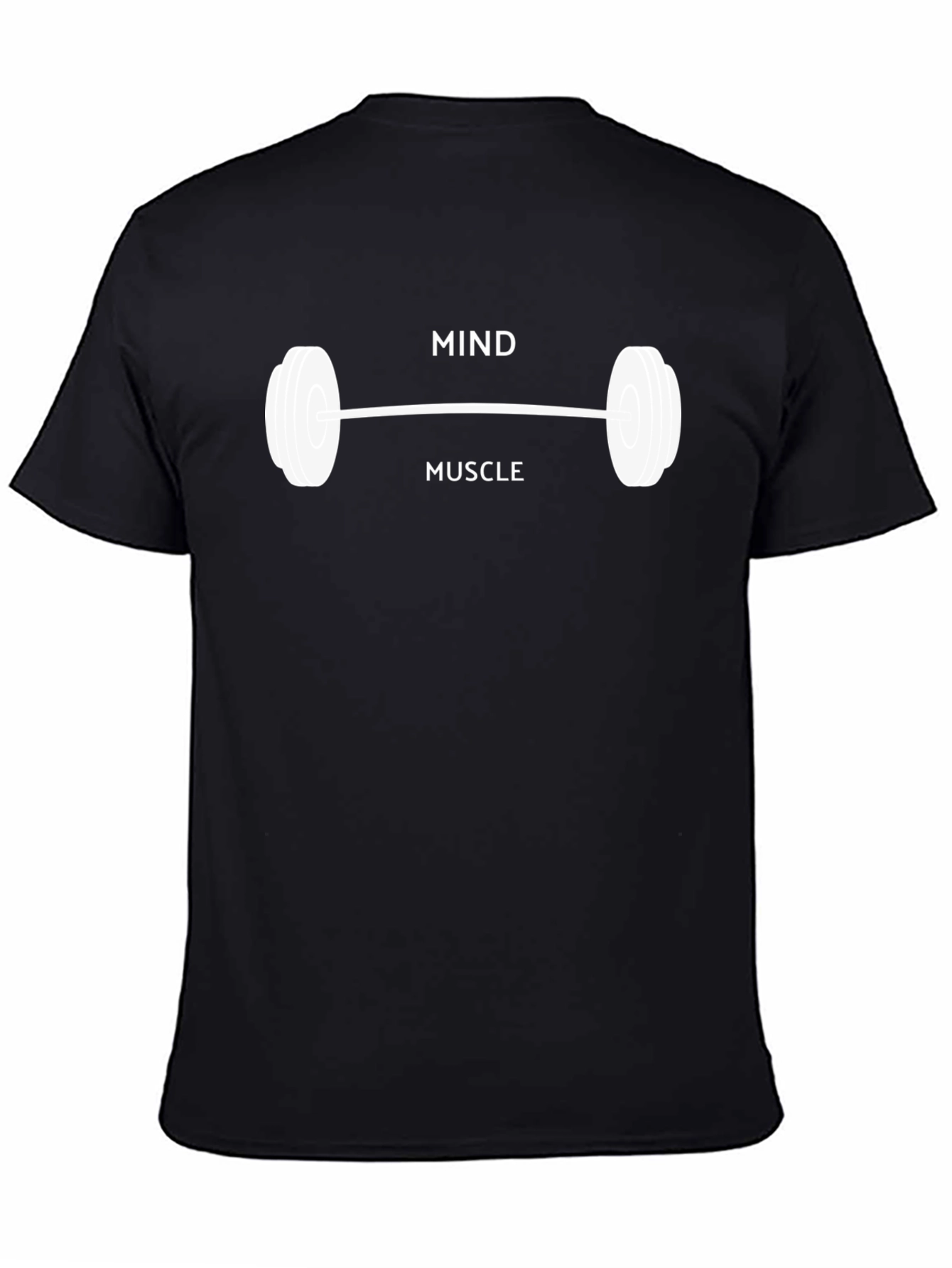 Mind Muscle Black Graphic Tee