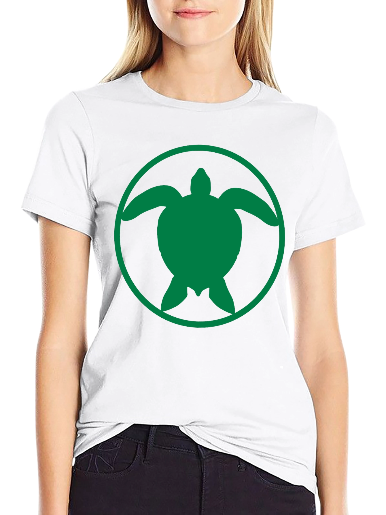 Turtle Graphic Tee - Black Casual Shirt