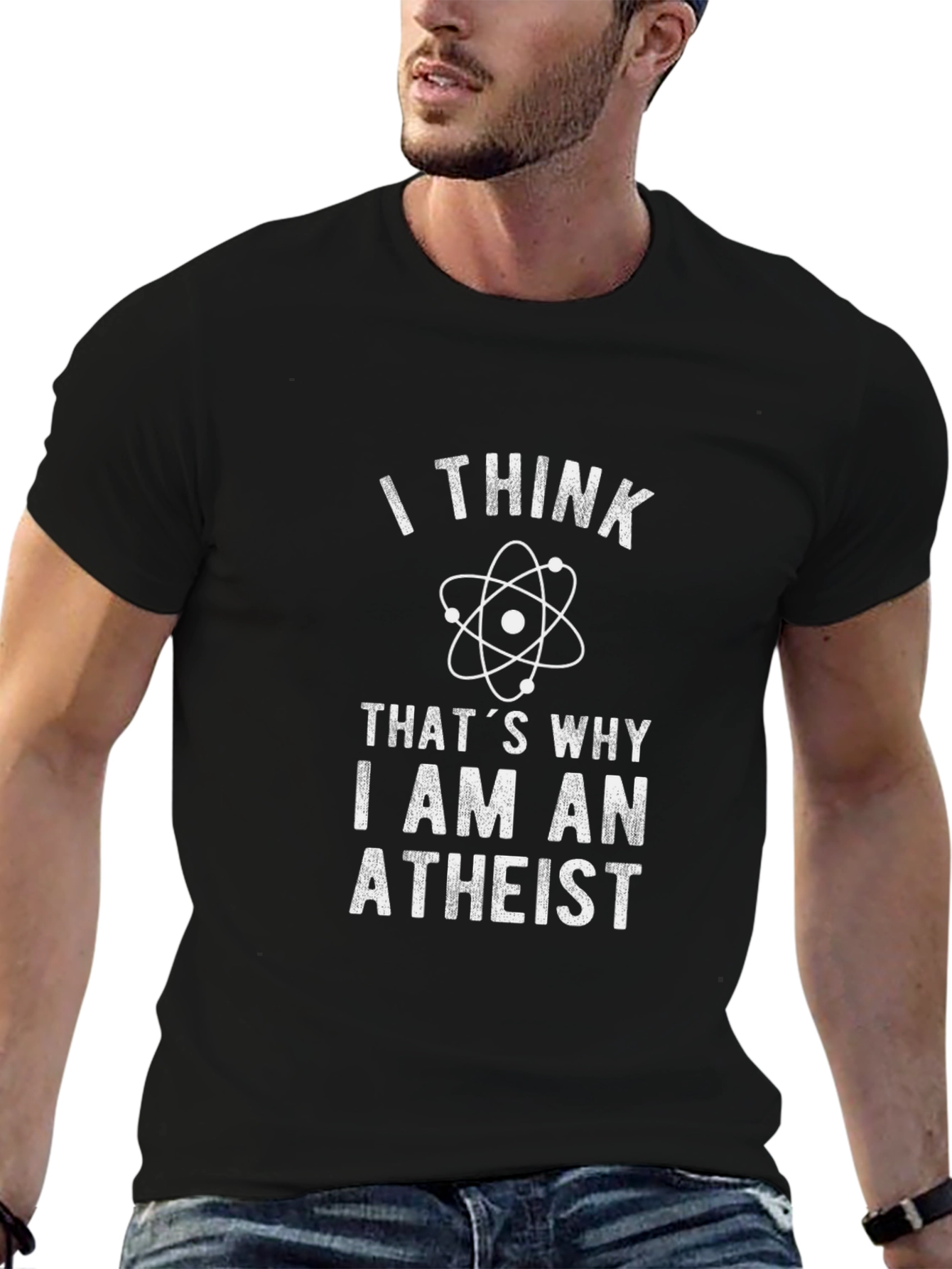 I Think Therefore Atheist T-Shirt - Science Inspired