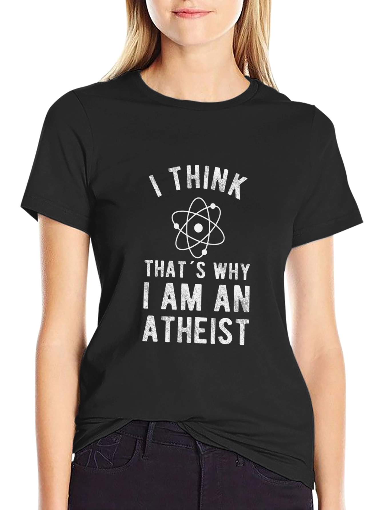 I Think Therefore Atheist T-Shirt - Science Inspired
