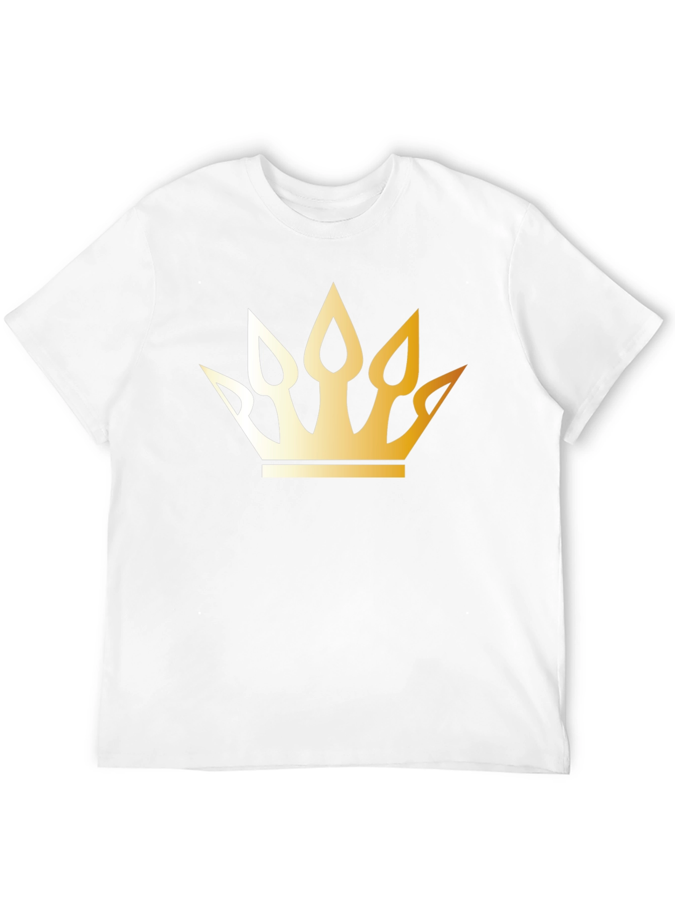 Golden Crown Graphic Black T-Shirt