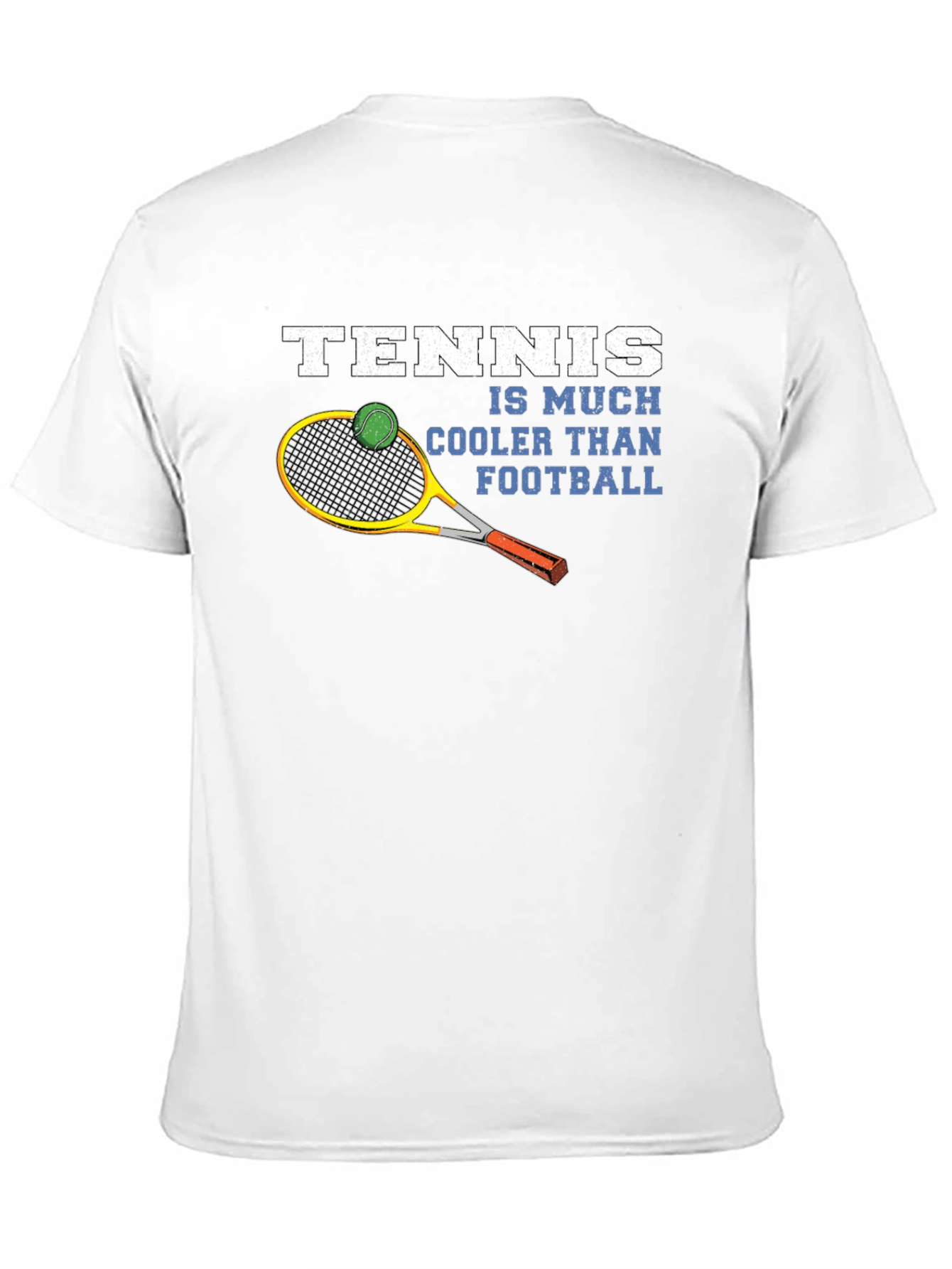 Tennis is Cooler Than Football Graphic Tee