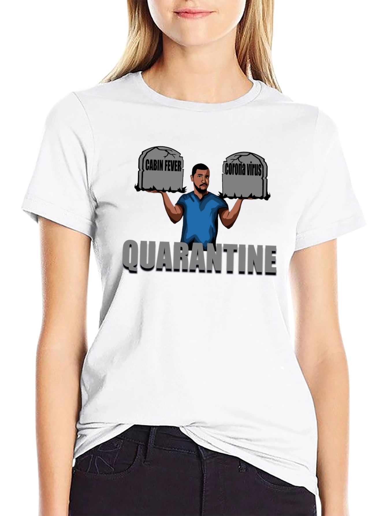 Quarantine Humor Graphic Tee