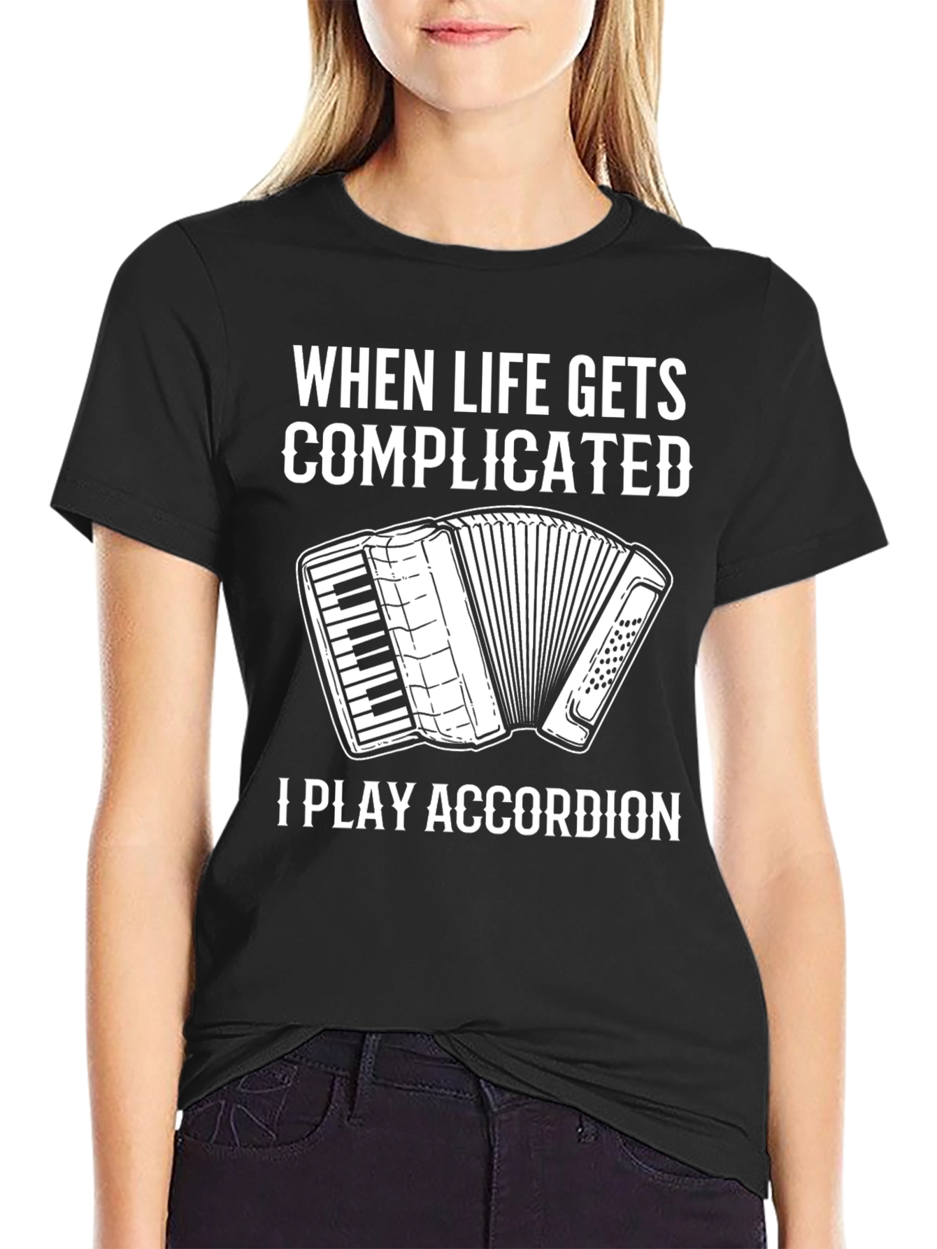 Complicated? I Play Accordion T-Shirt