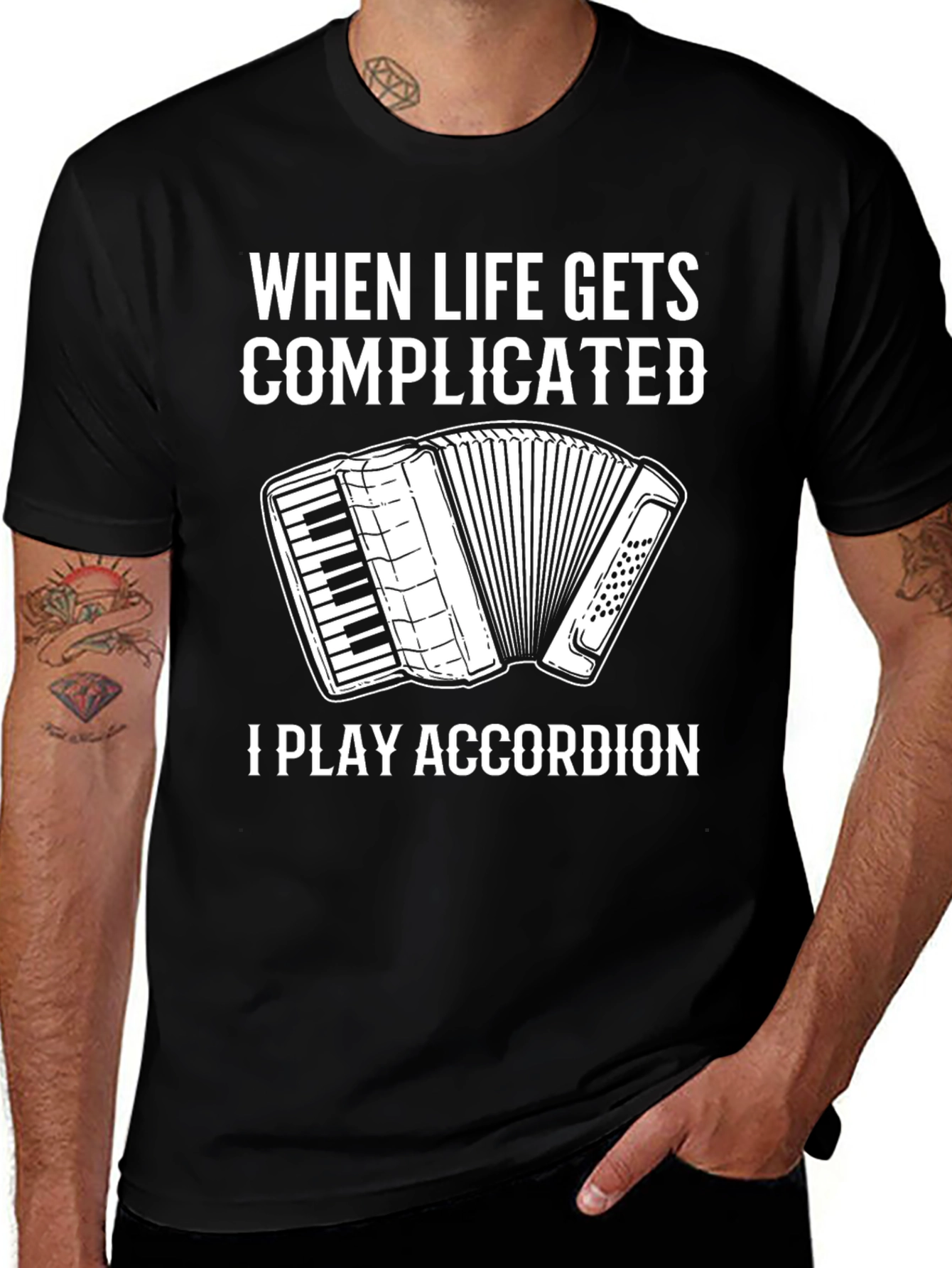 Complicated? I Play Accordion T-Shirt
