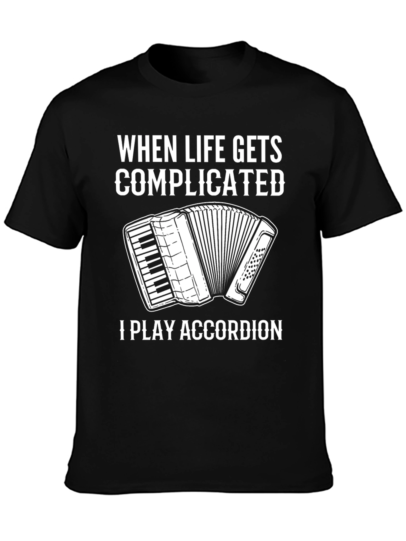 Complicated? I Play Accordion T-Shirt