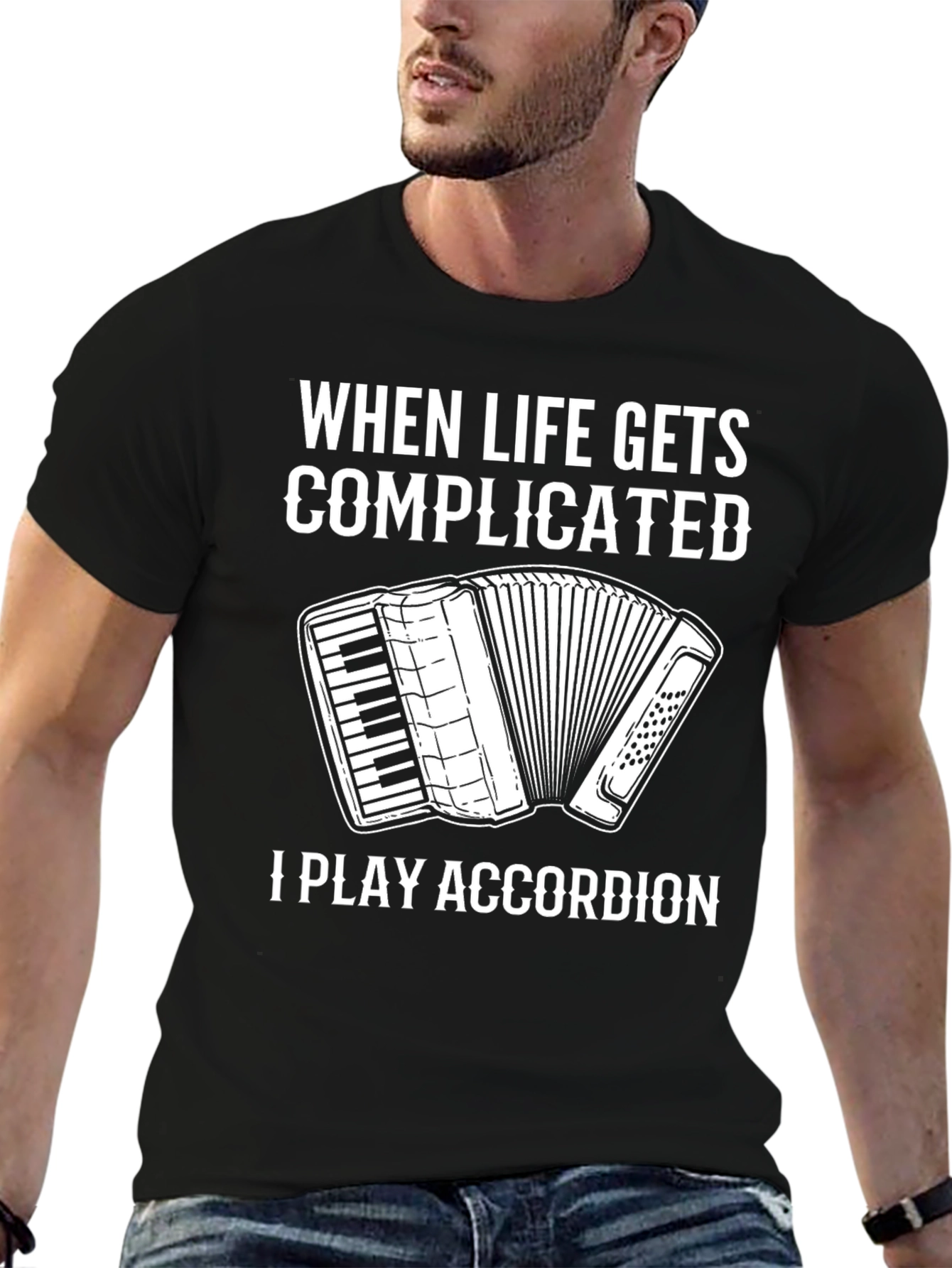Complicated? I Play Accordion T-Shirt