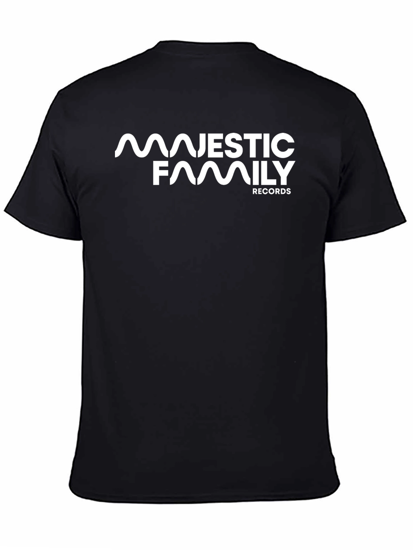 Majestic Family Records Black T-Shirt