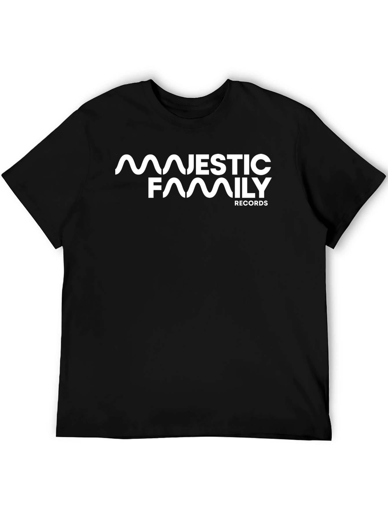 Majestic Family Records Black T-Shirt