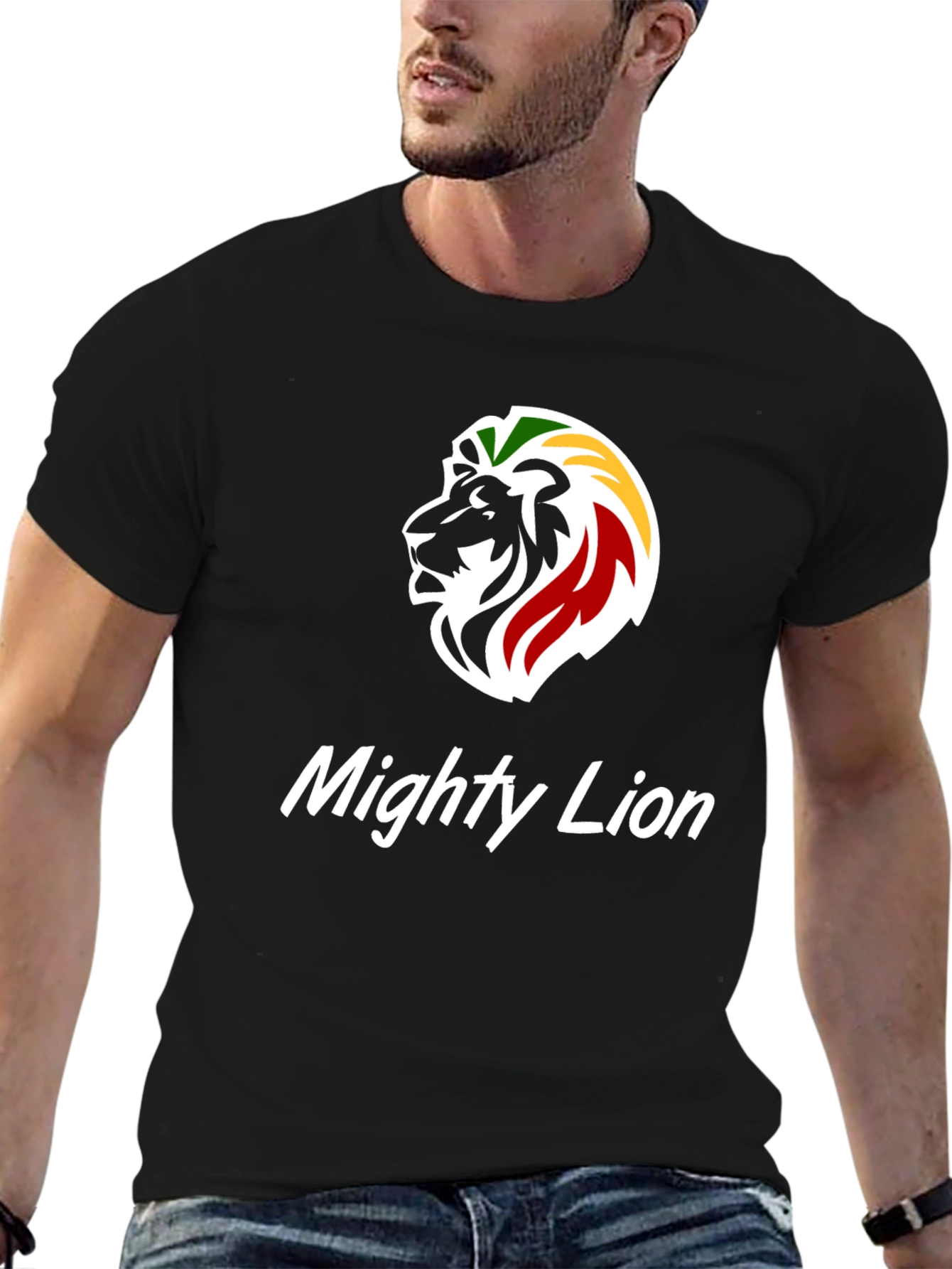 Mighty Lion Rasta T-Shirt - Reggae Inspired Design