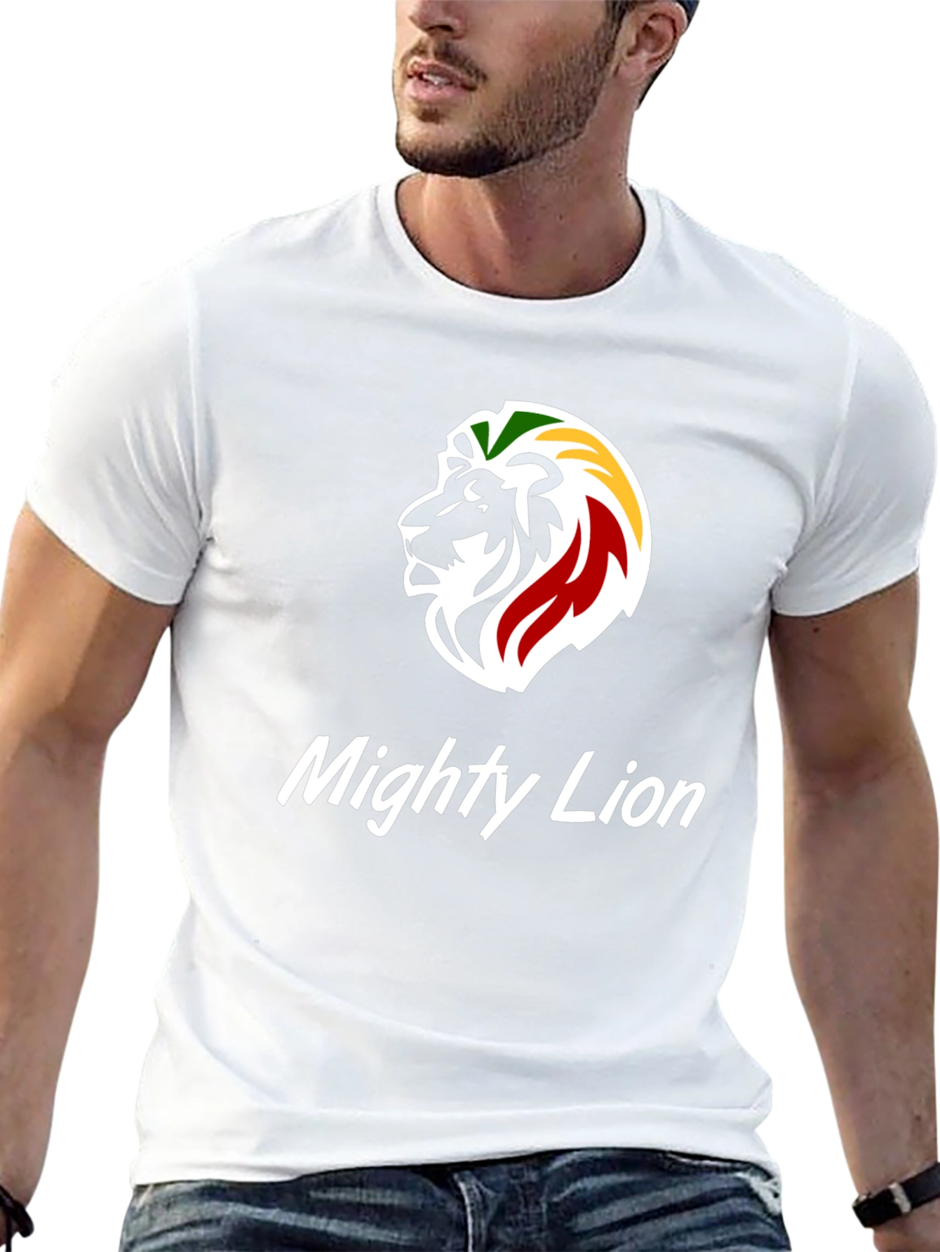 Mighty Lion Rasta T-Shirt - Reggae Inspired Design