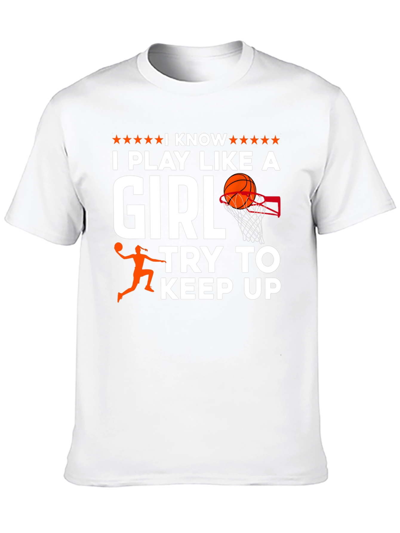 I Play Like a Girl Basketball T-Shirt
