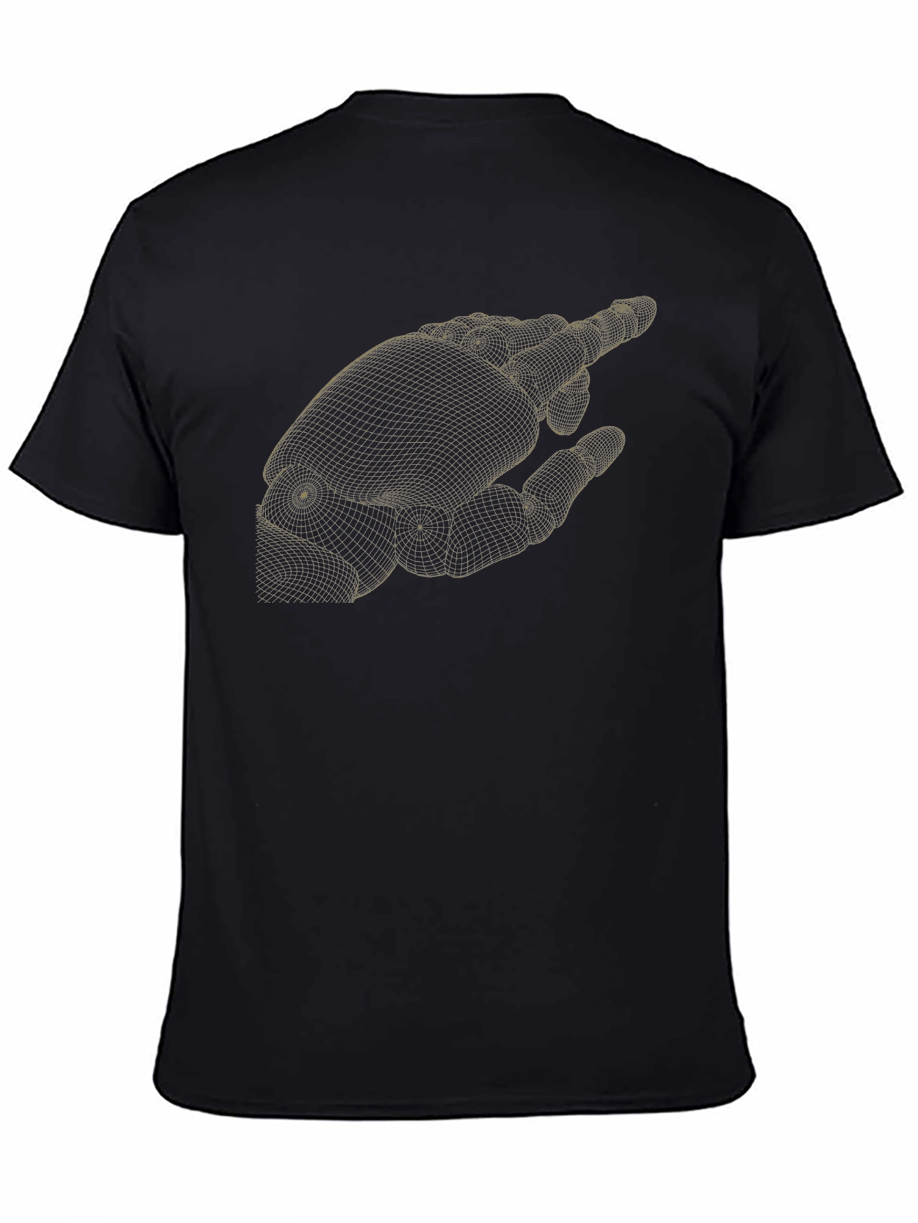 Robotic Hand Graphic T-Shirt - Modern Tech Style