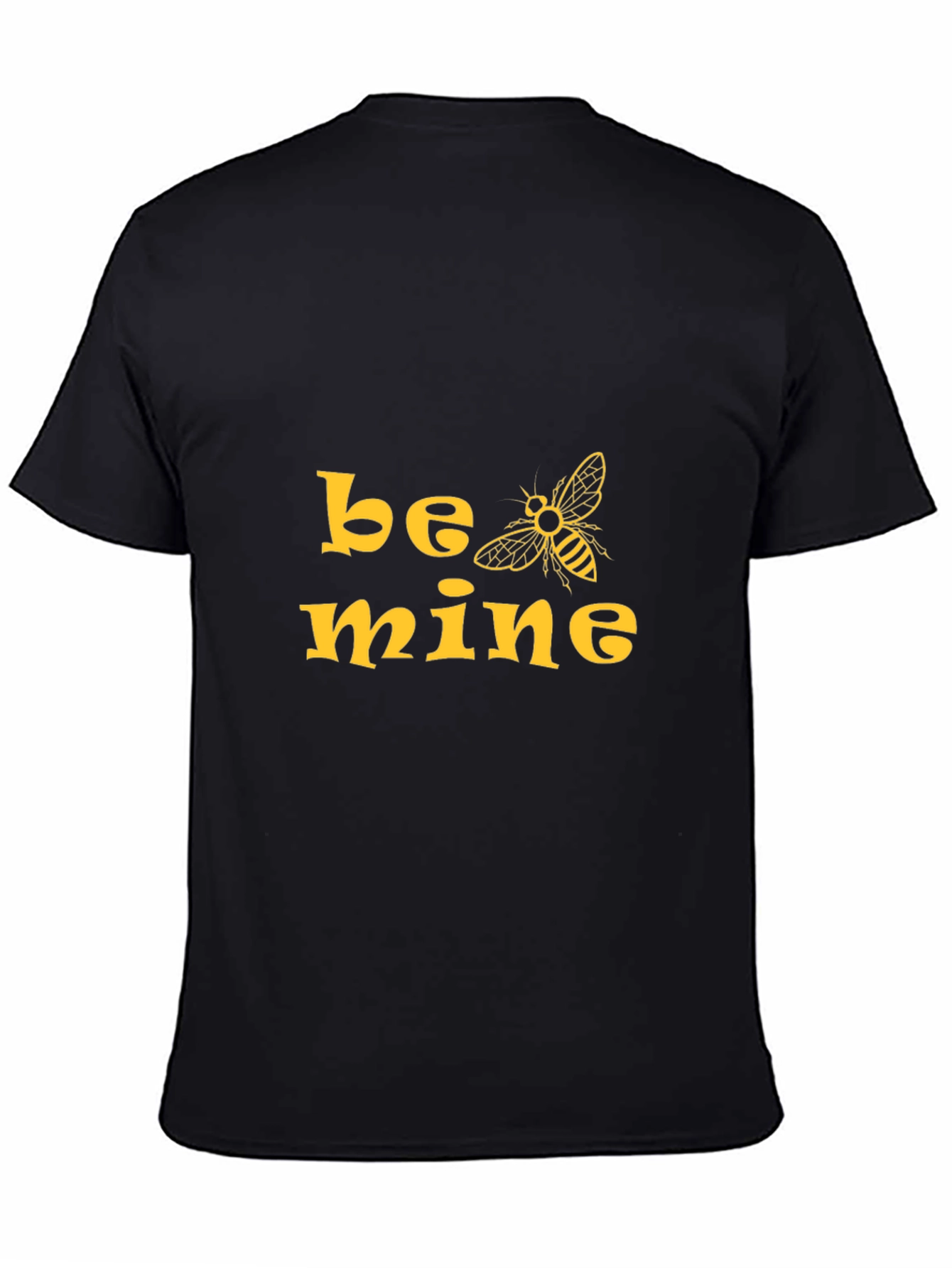 Be Mine Bee Graphic T-Shirt - Black