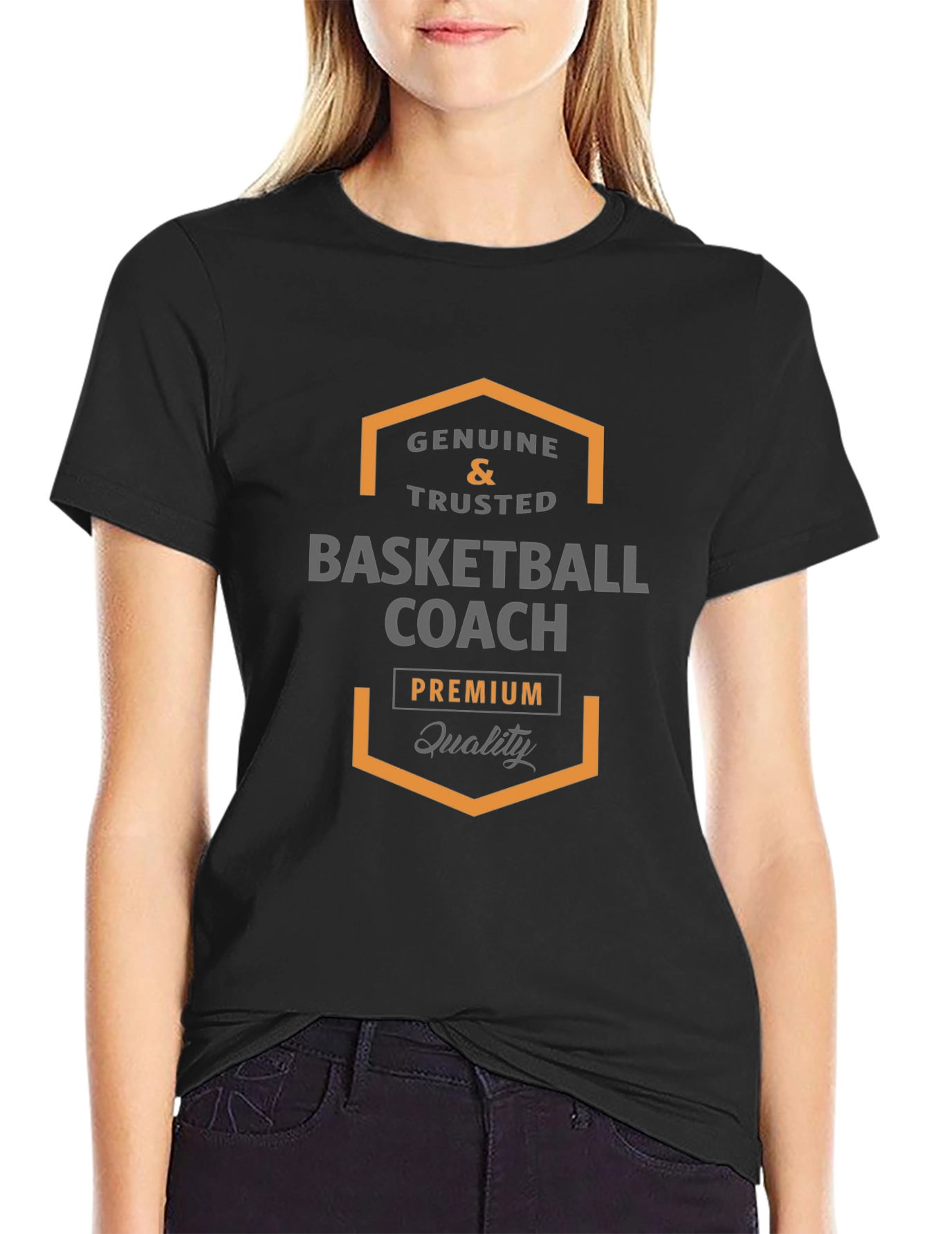 Genuine Basketball Coach Premium Quality T-Shirt