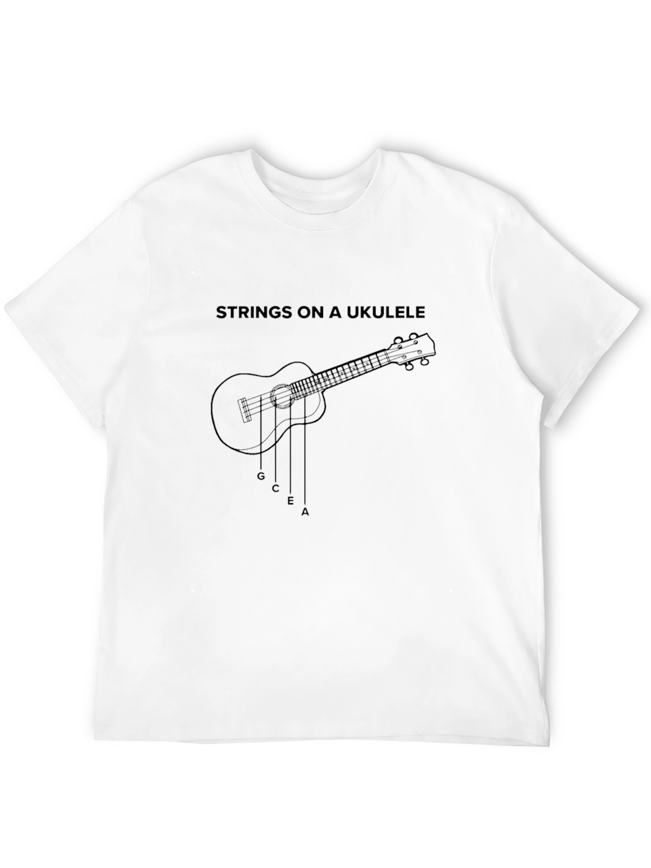 Ukulele Strings Graphic Tee