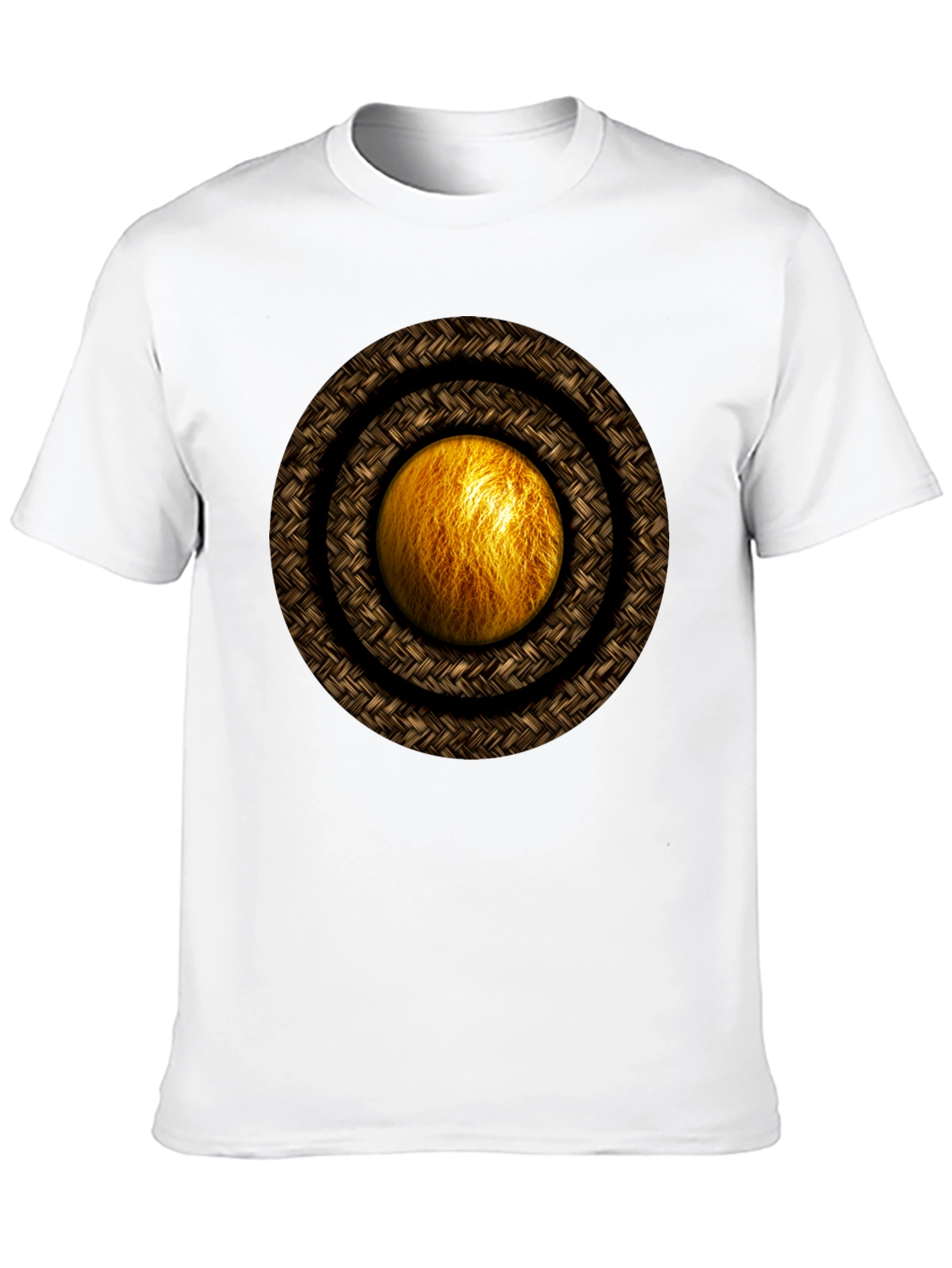 Geometric Orb Graphic Tee - Unique Design