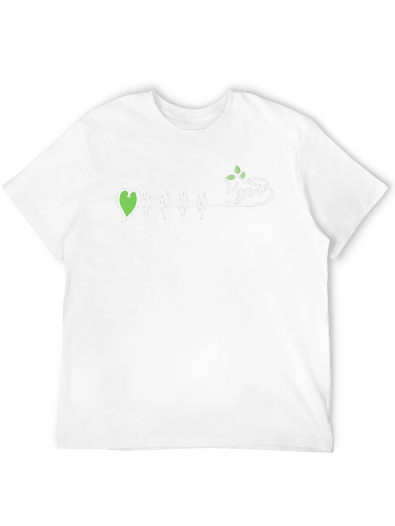 Vegan Heartbeat T-Shirt - Stylish & Comfortable!
