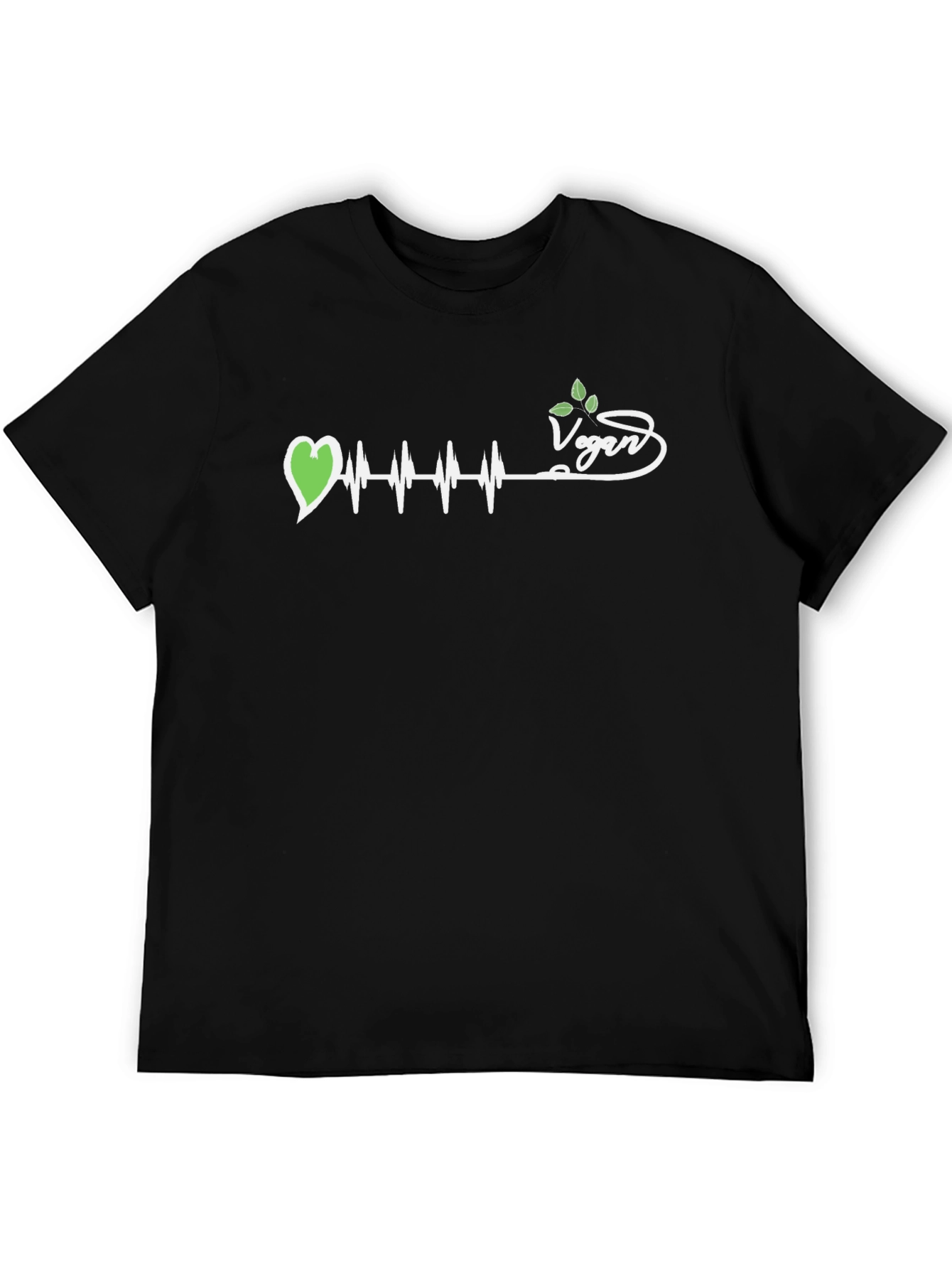 Vegan Heartbeat T-Shirt - Stylish & Comfortable!