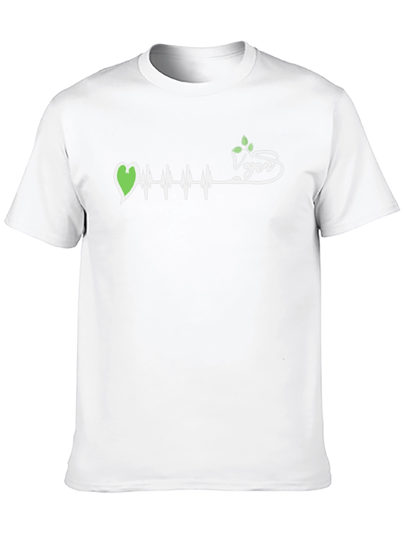 Vegan Heartbeat T-Shirt - Stylish & Comfortable!