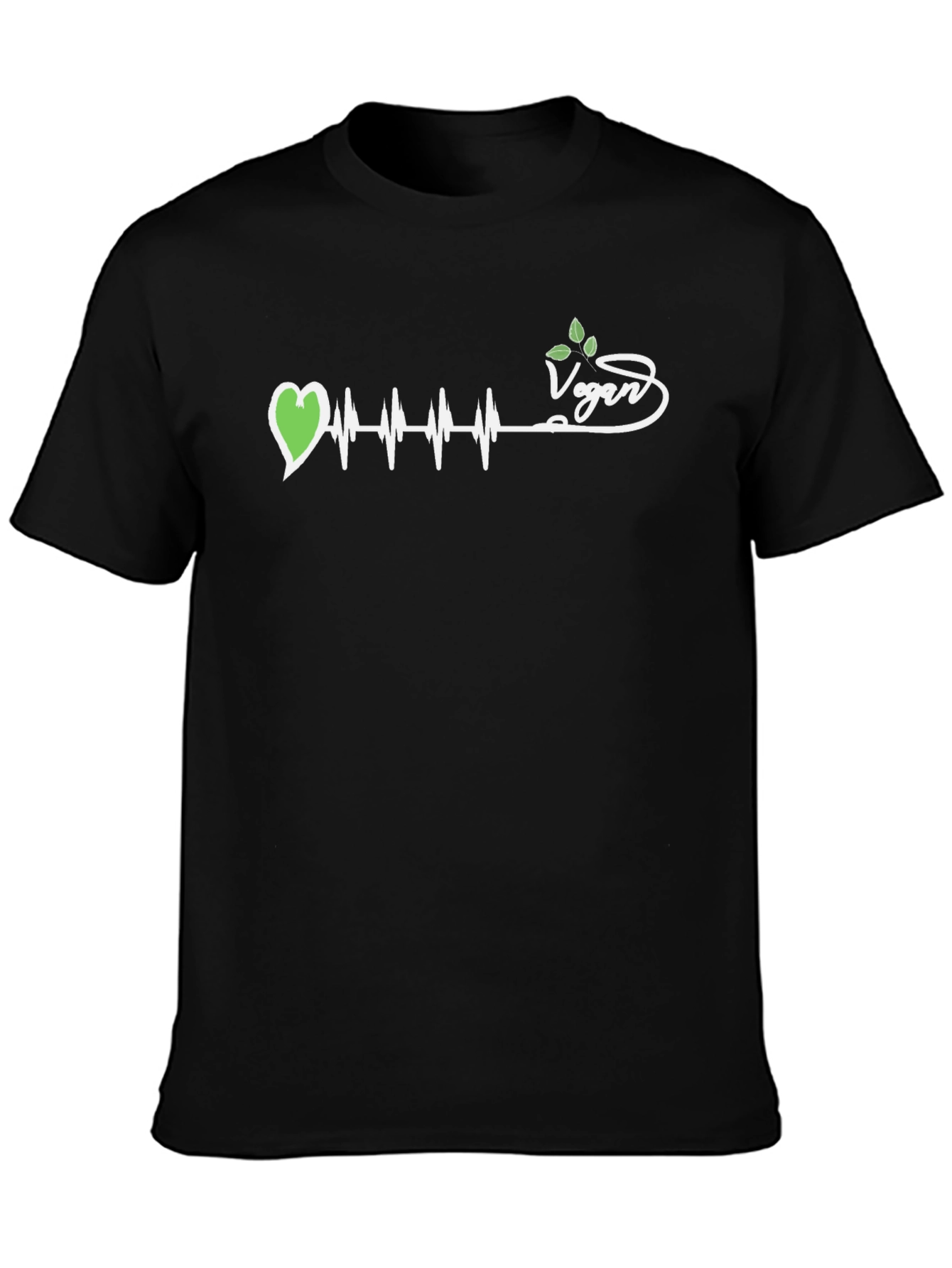 Vegan Heartbeat T-Shirt - Stylish & Comfortable!