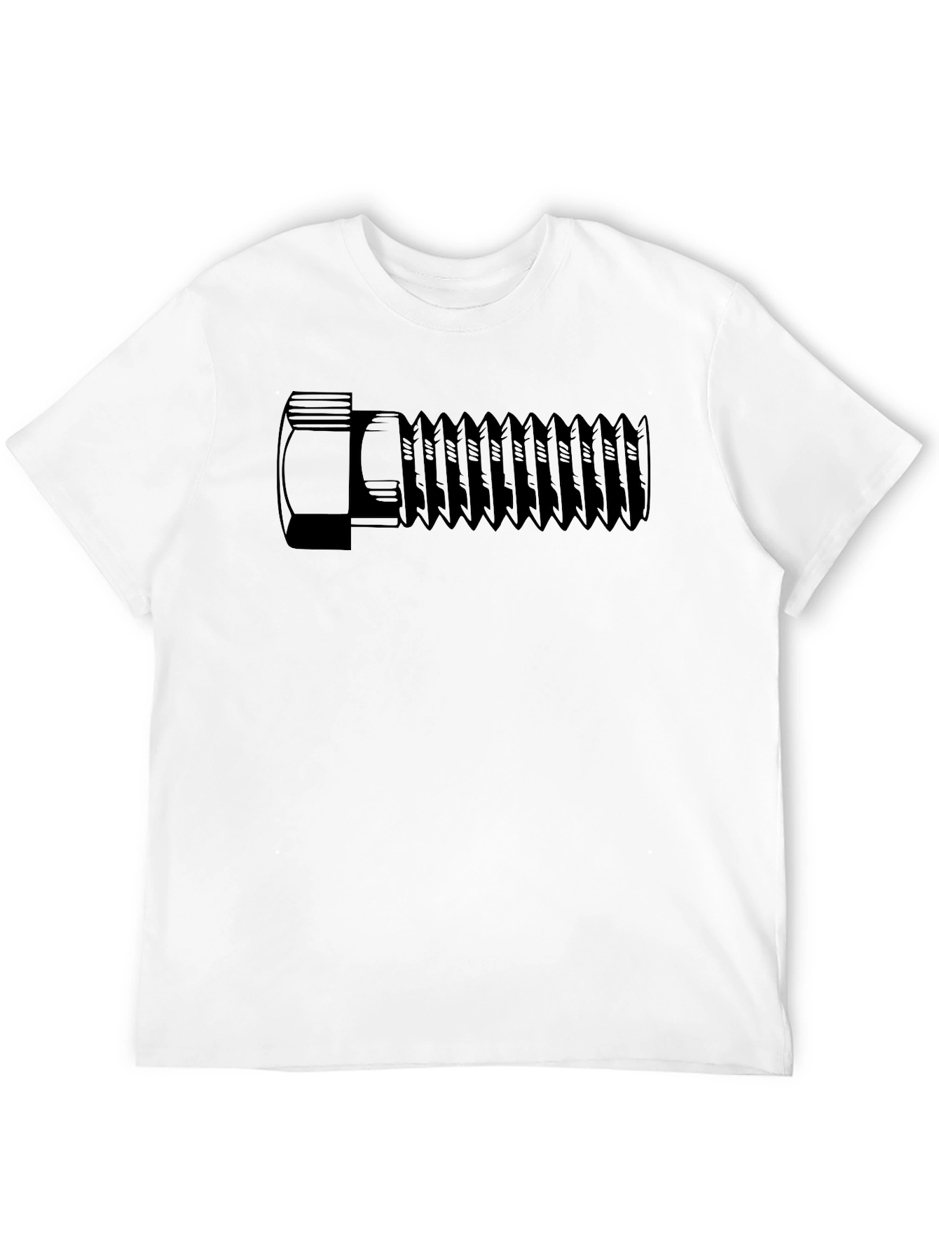 Bolt Graphic Tee - Black Cotton Crewneck